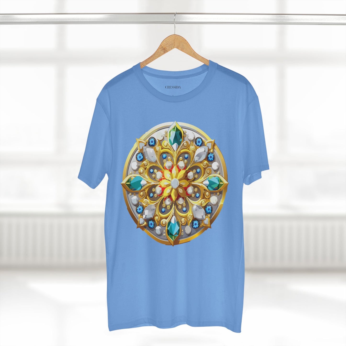 Medallion Graphic T-Shirt Unisex 100 Cotton With Gold Art Design Medal Tee 2