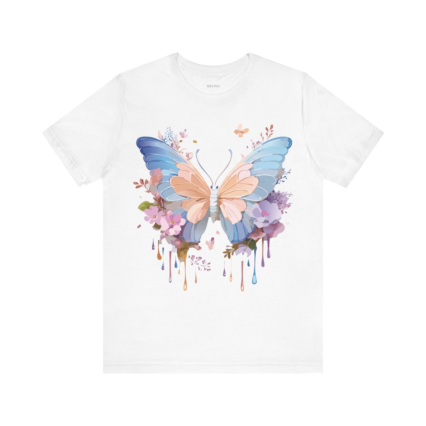 Butterfly Graphic Tee Unisex Jersey Short Sleeve Art Design Adelpha