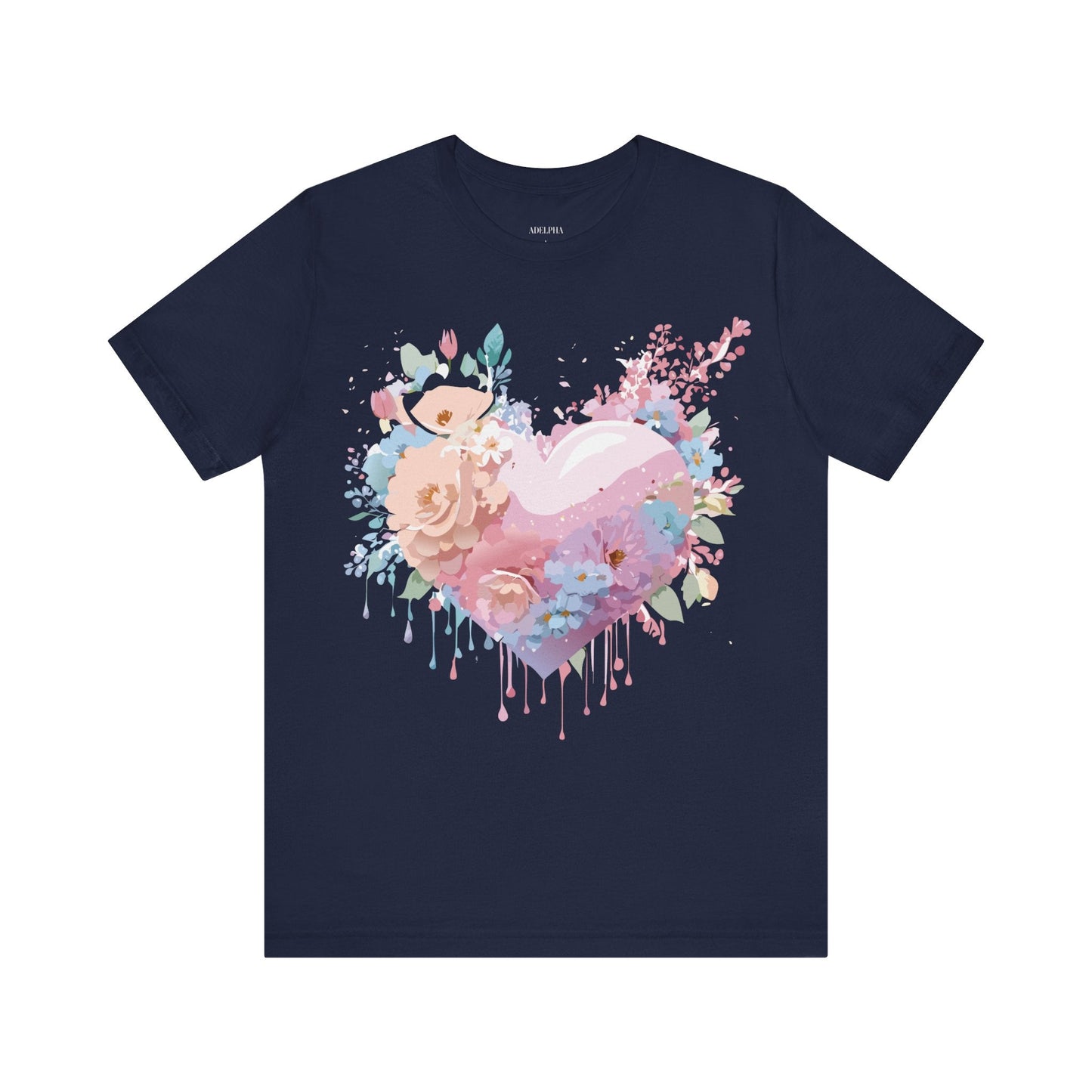 Adelpha Unisex Graphic Tee Valentine Shirts Vintage Inspired Artwork Short Sleeve Jersey