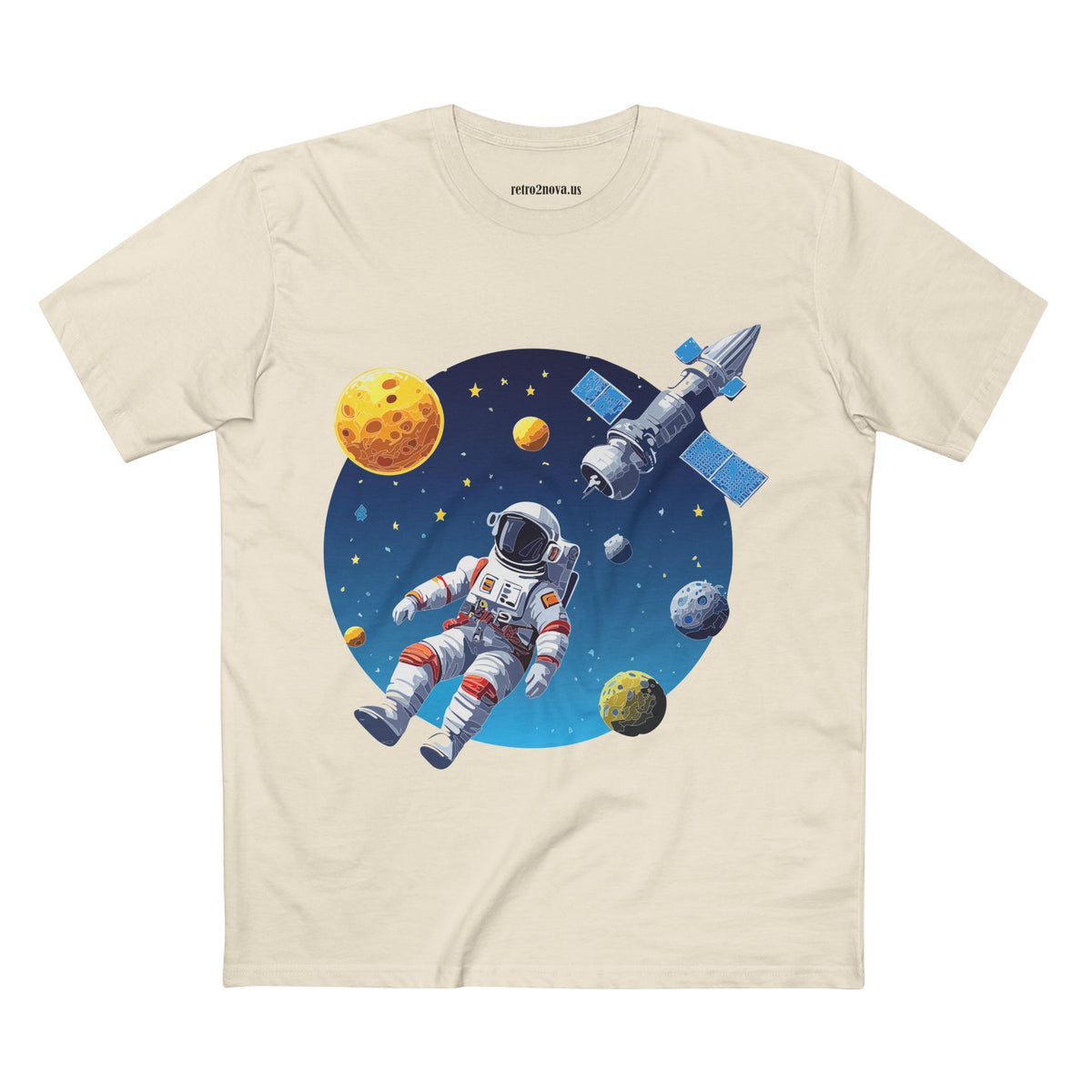 Cosmos Astronaut Graphic Tee Staple Unisex 100 Cotton Tee Shirt - CS-22