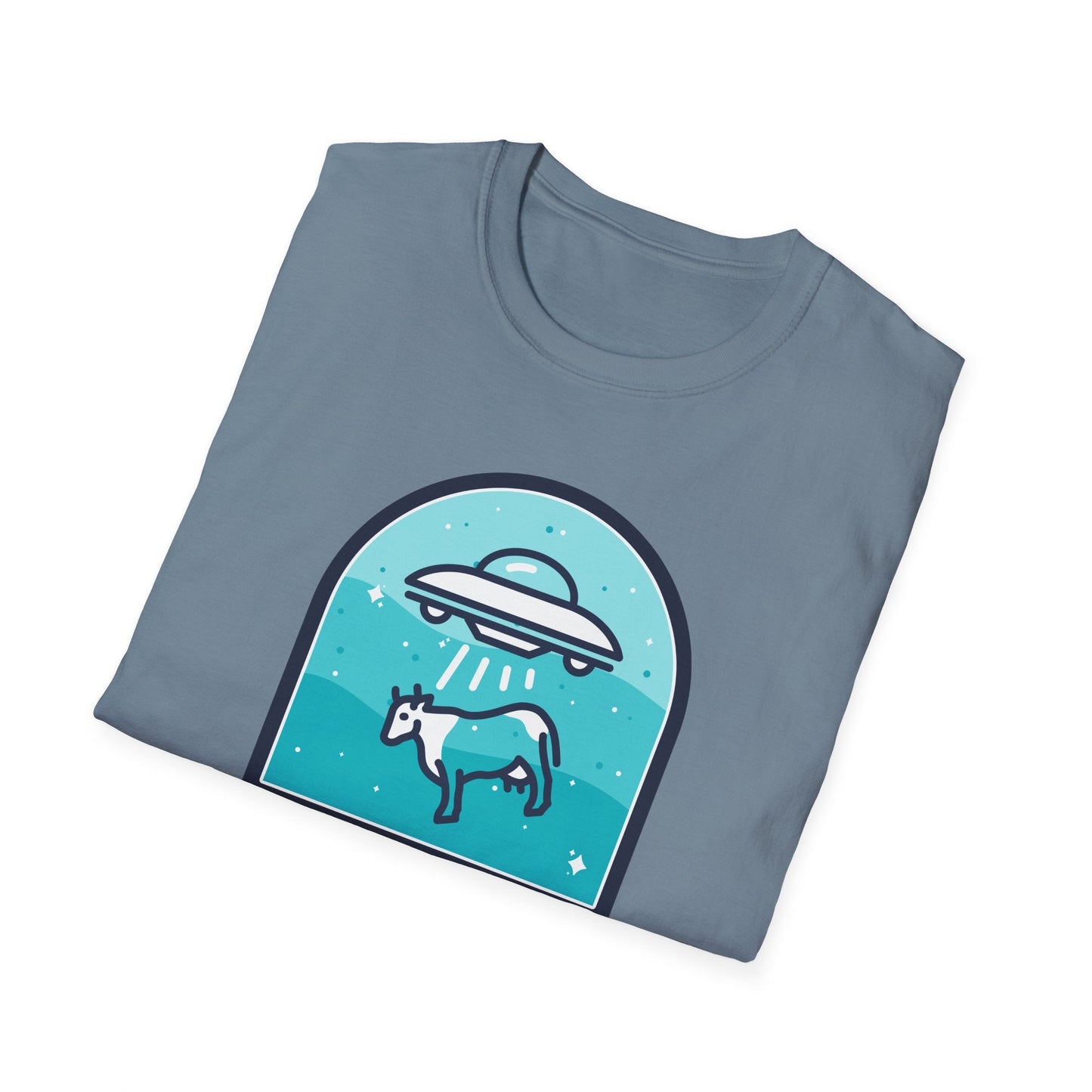 Mysteries UFO Abduction TShirt  Retro Alien Space Graphic Tee