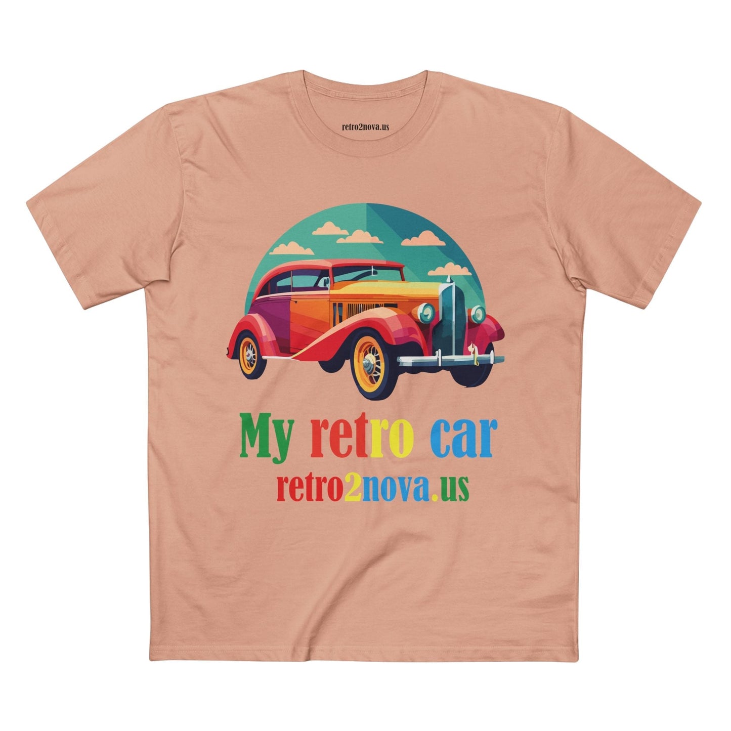 Retro Car Tee Vintage Auto Shirt RC20 Unisex Premium Cotton Art Design From Our Exclusive Collection
