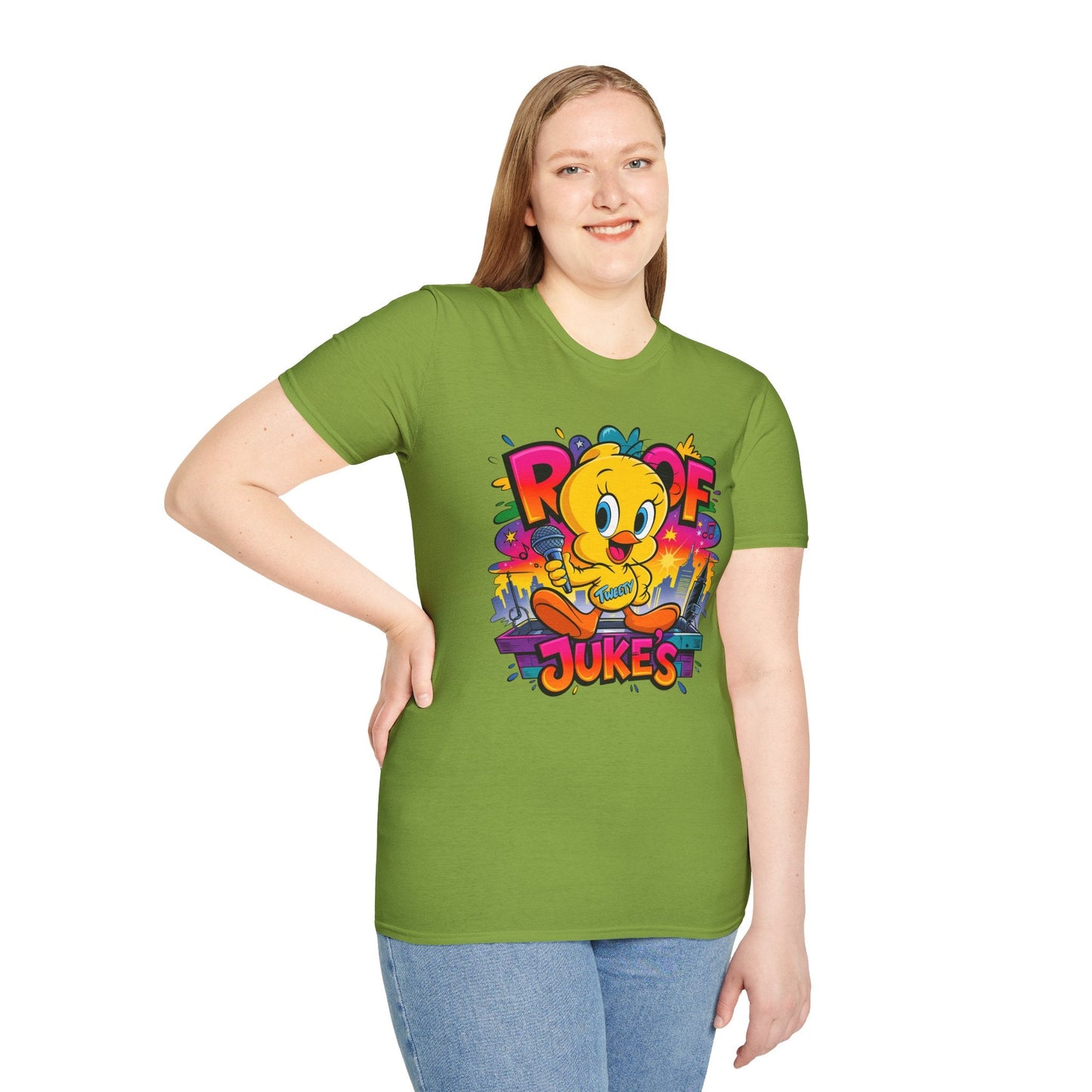 Unisex Cartoon T Shirt With Animation Design Versatile Funny Animals Tee Shirt Gildan Softstyle