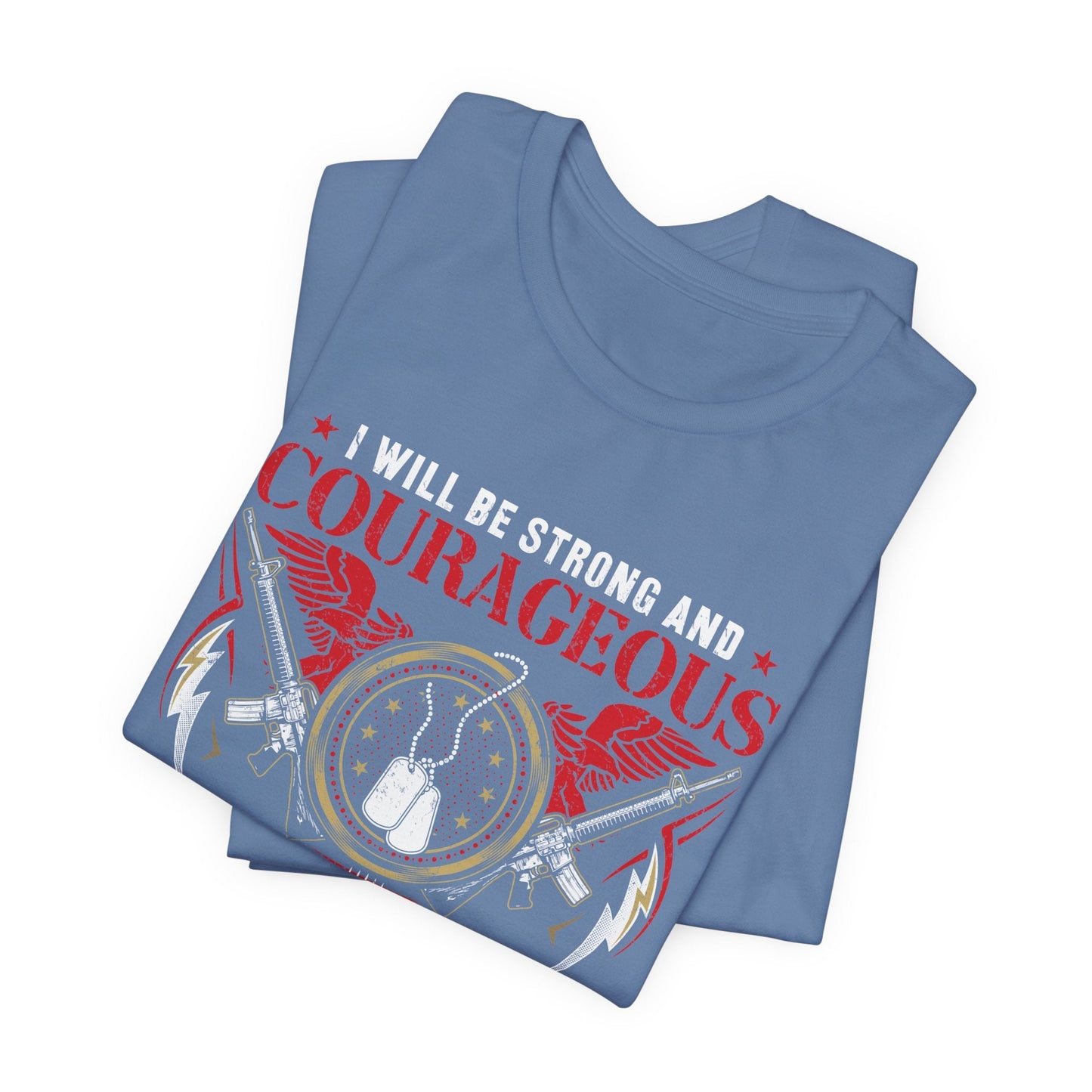 Army Veteran Patriotic Graphic Design Unisex Cotton T-Shirt v37