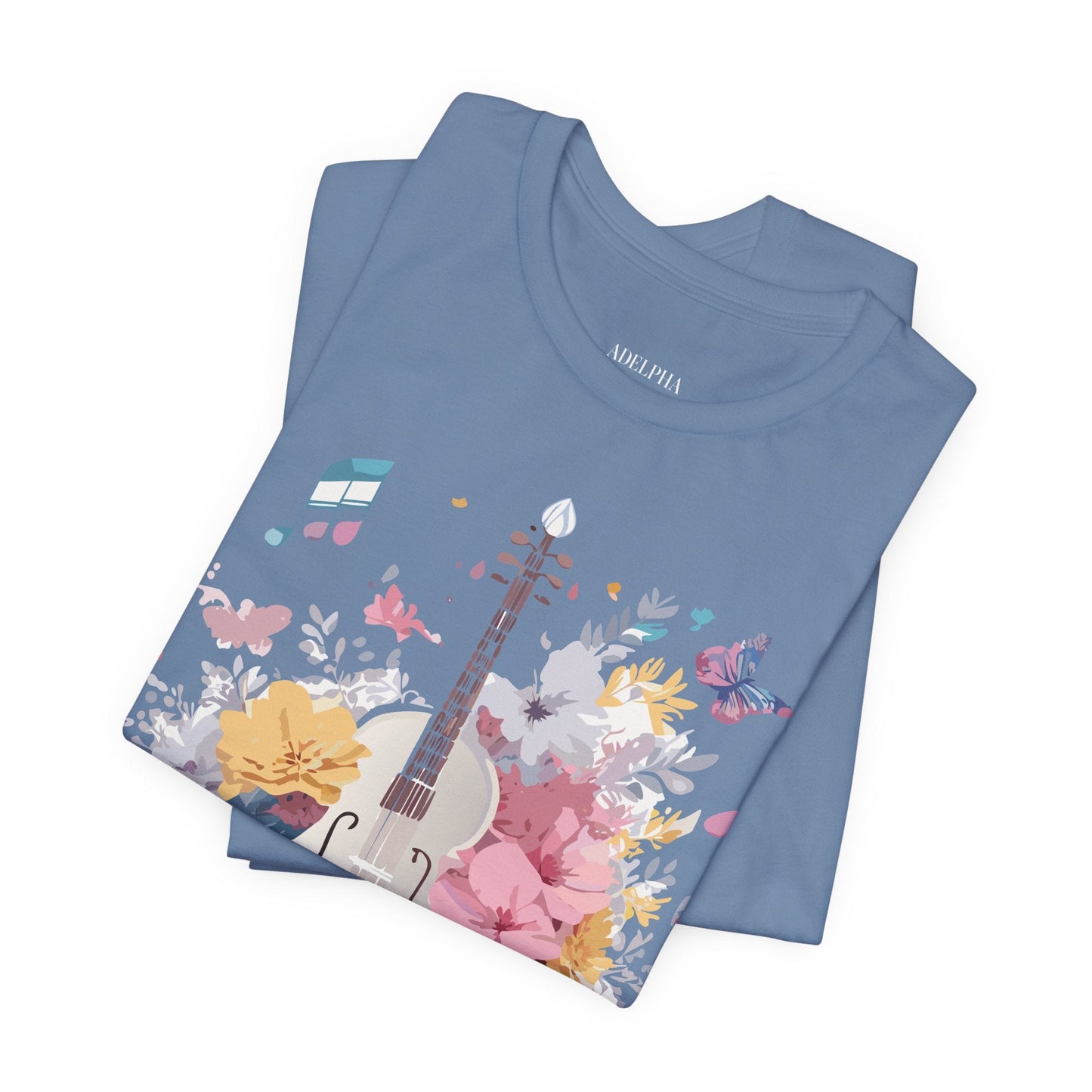 Adelpha Graphic T Shirt Unisex Short Sleeve Jersey Tee With Vintage Inspired Artwork