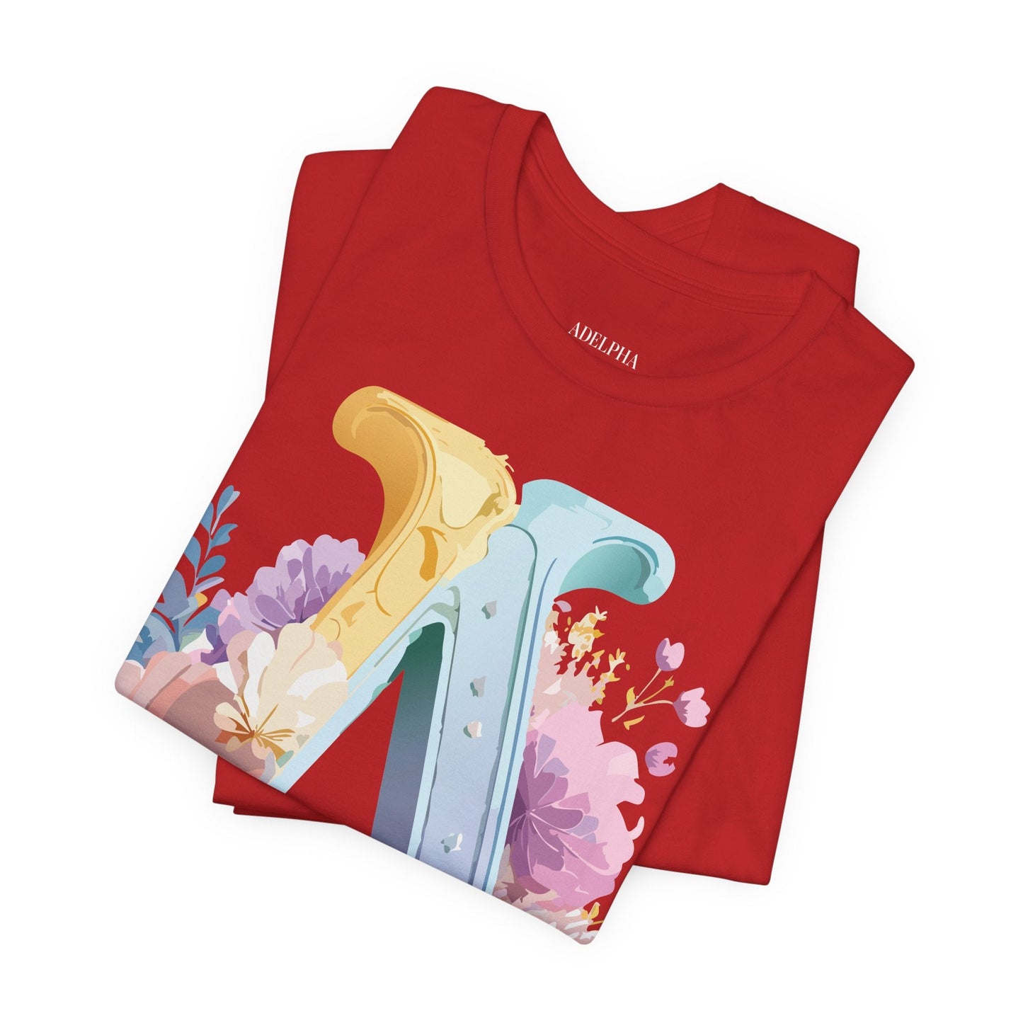 Letter A Shirt Unisex Graphic Tee With Vintage Inspired Adelpha Artwork For Everyday Wear