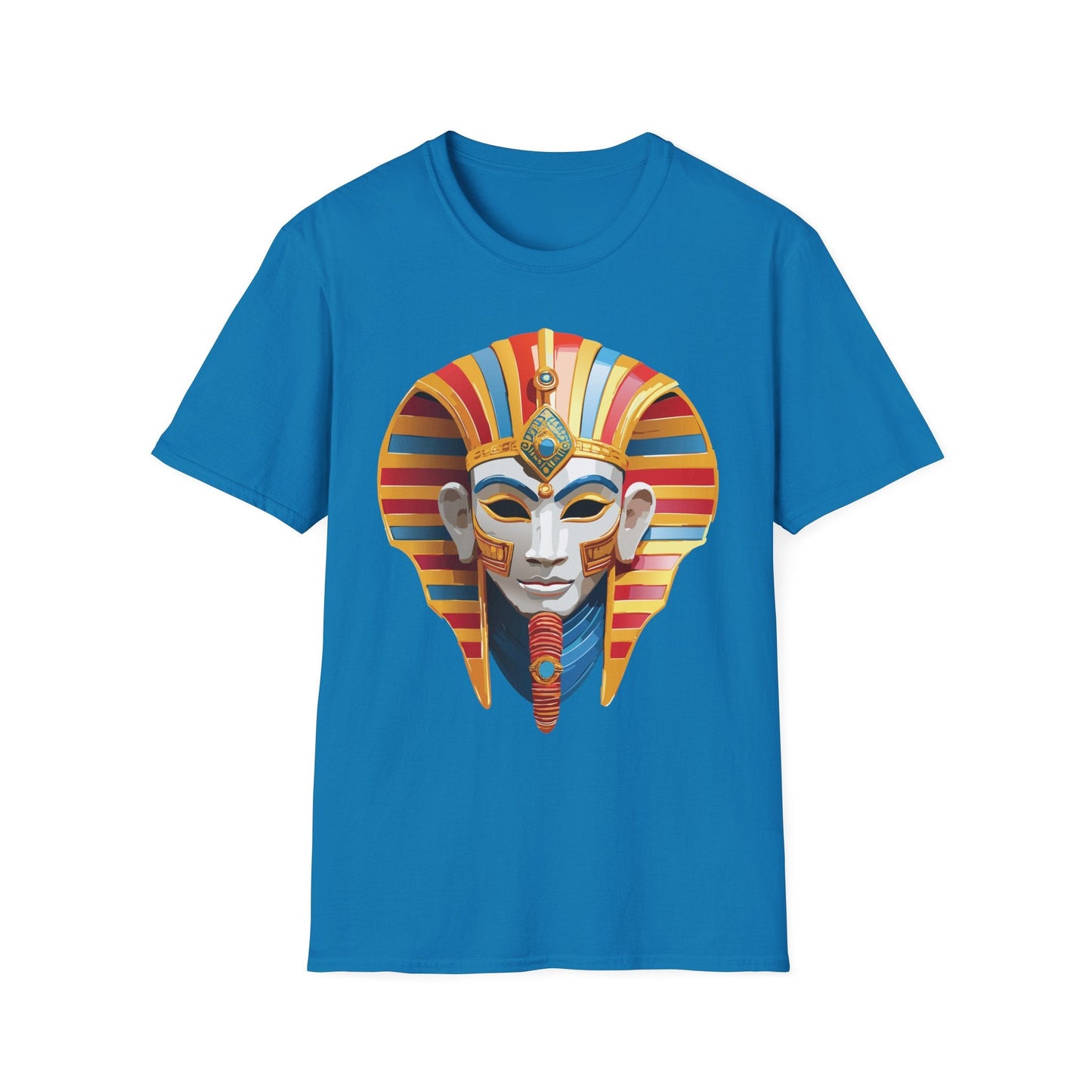 Mask Tee Shirt Unisex Art Design Masquerade Tee Gildan Softstyle 64000 Lightweight Cotton