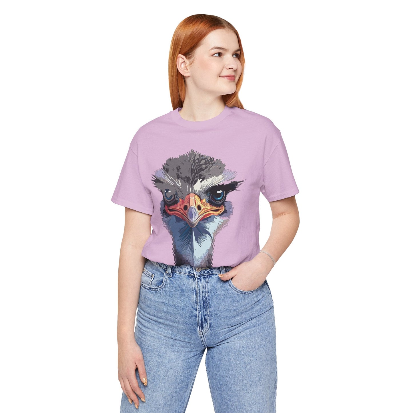 Unisex Animal Tee Shirt With Art Design Wild Animals Shirt Gildan Softstyle 64000