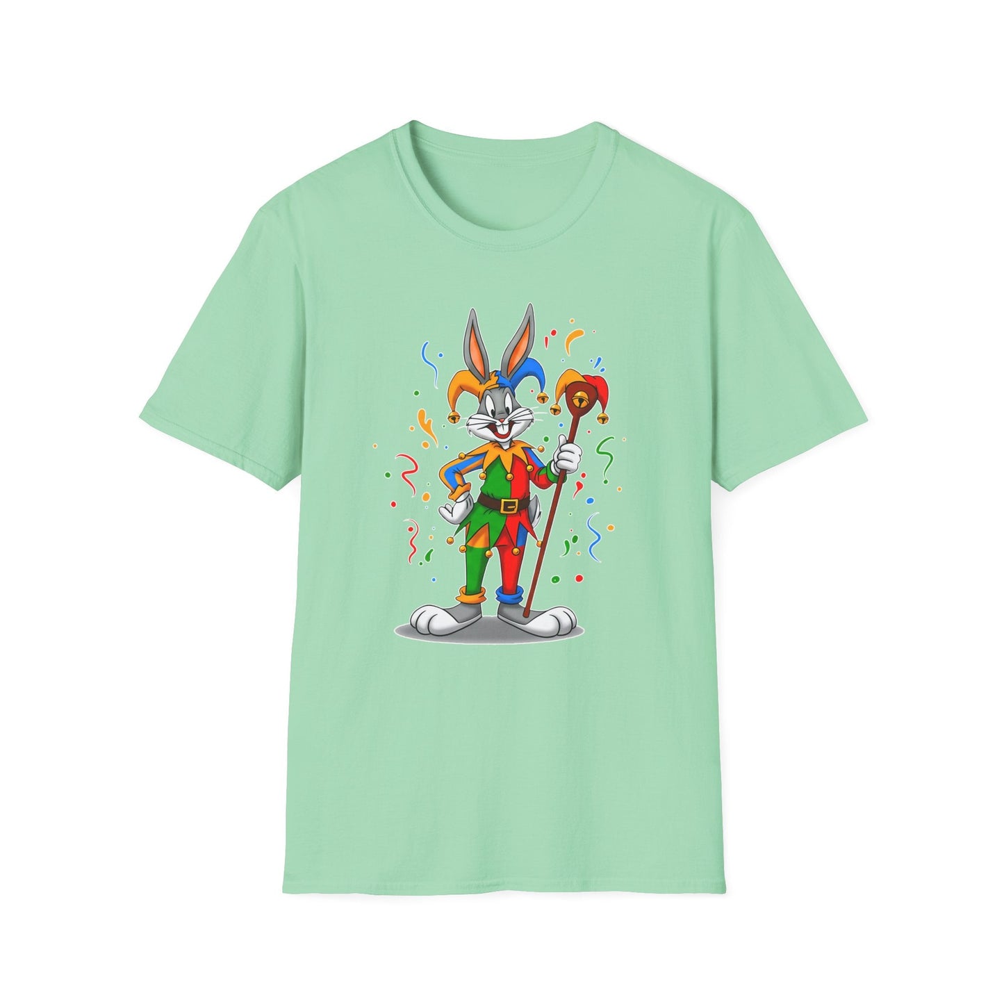 Bugs Bunny Shirt Unisex Short Sleeve T Shirt Cartoon On T Shirt Animation Tee Gildan Softstyle 64000