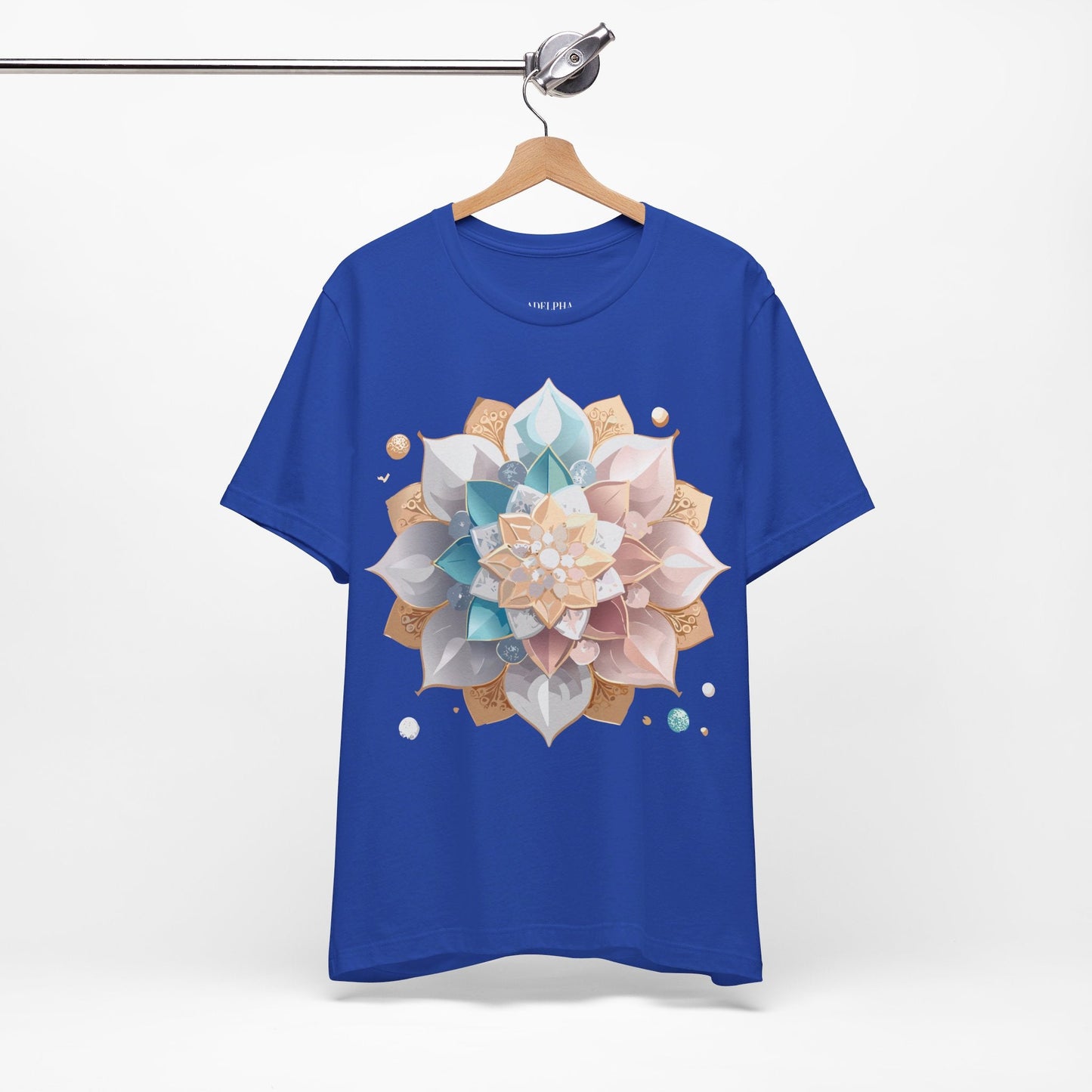 Mandala Graphic Tee Unisex Vintage Inspired Art Design Shirt By Adelpha Premium Artwear