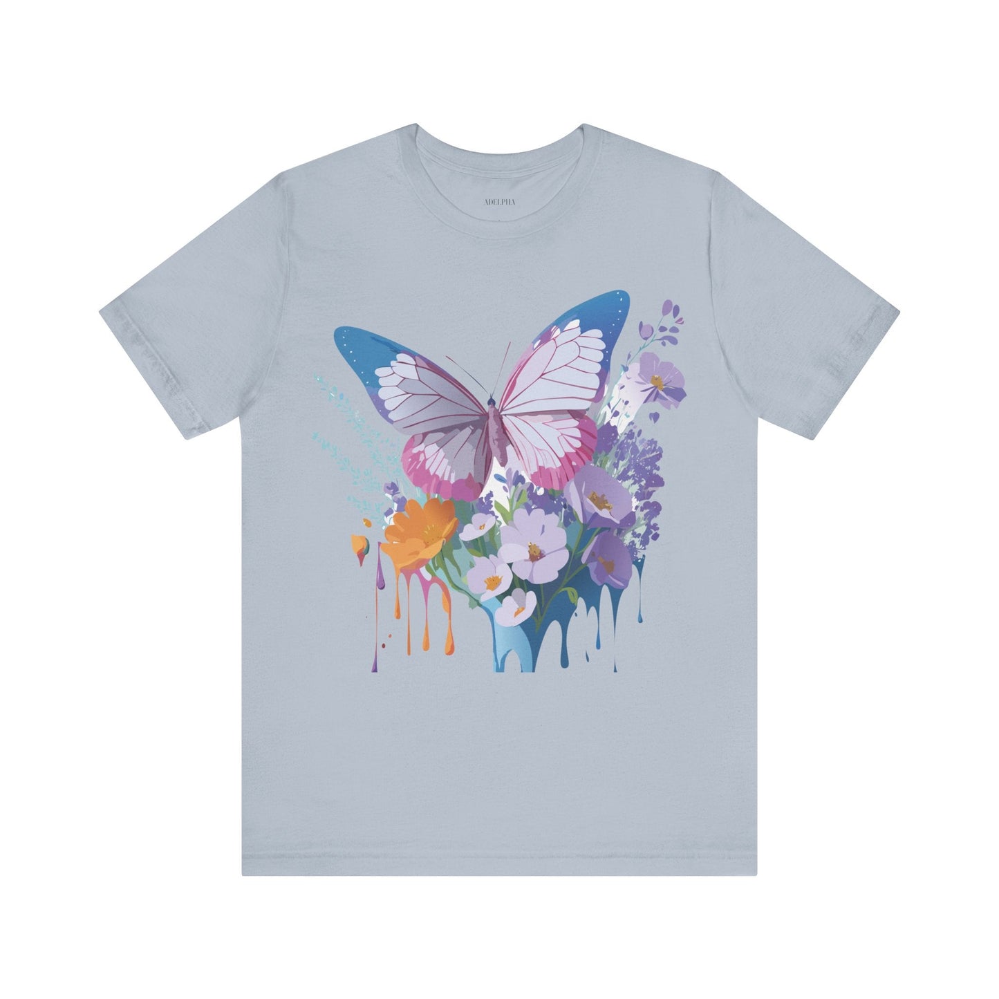 Unisex Butterfly Graphic Tee Adelpha Art Design Vintage Inspired Jersey Tee