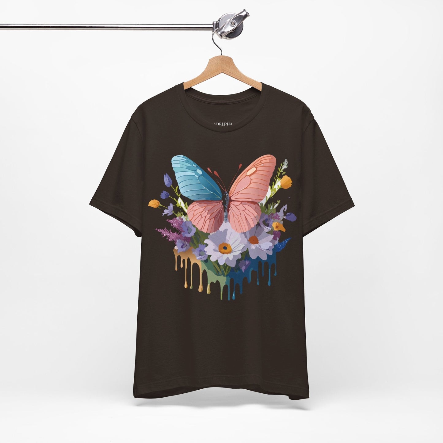 Butterfly Graphic Tee Unisex Adelpha Art Vintage Inspired Short Sleeve Shirt