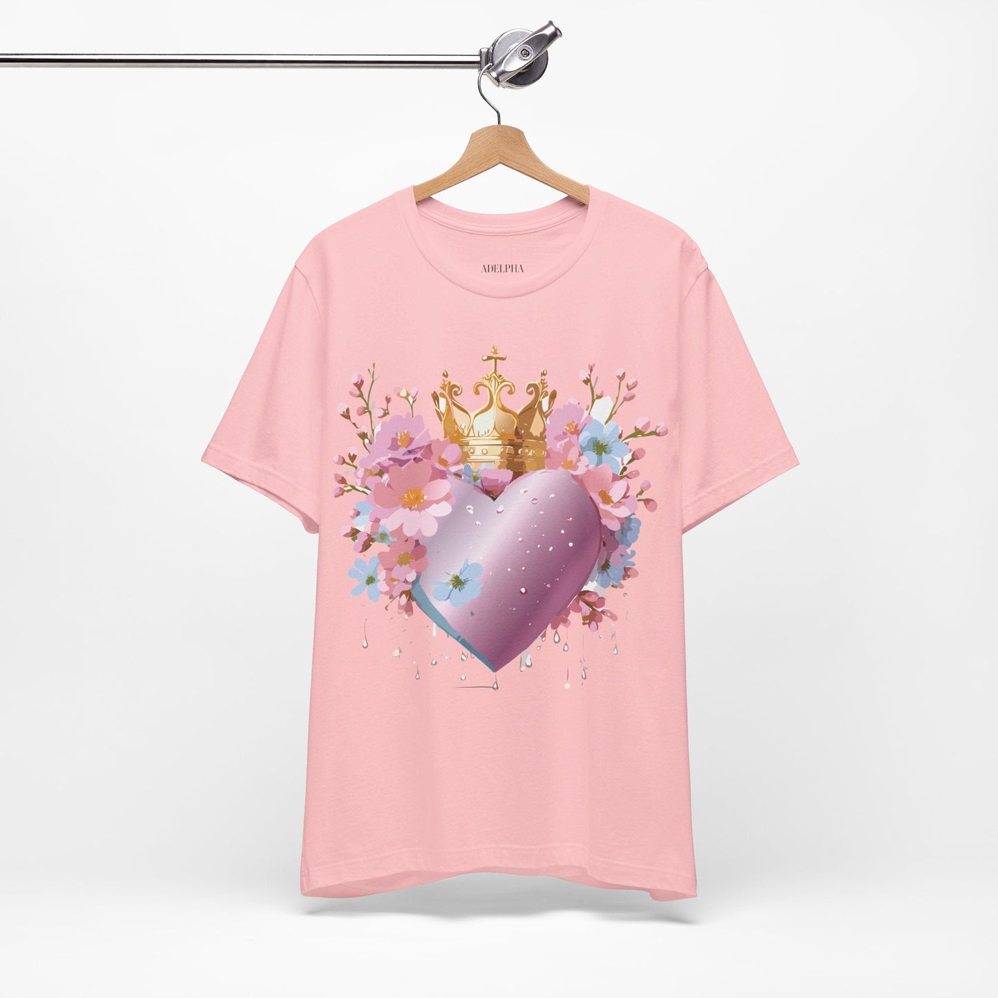 Valentine Graphic Tee Unisex Jersey Short Sleeve By Adelpha Vintage Inspired Artwork