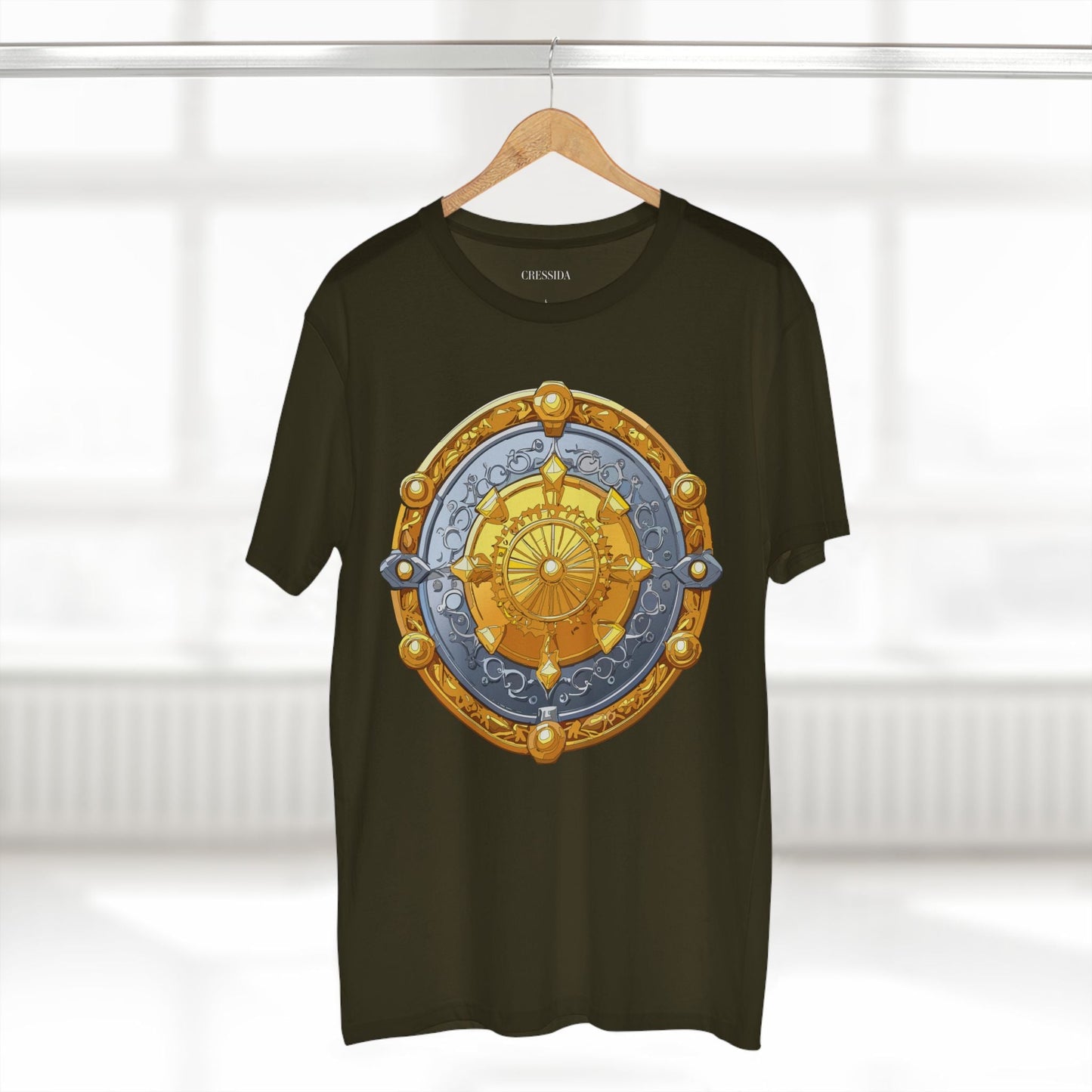 Antique Gold Coin Graphic Design T-Shirt Unisex 100 Cotton With Golden Print Artwork Tee 6
