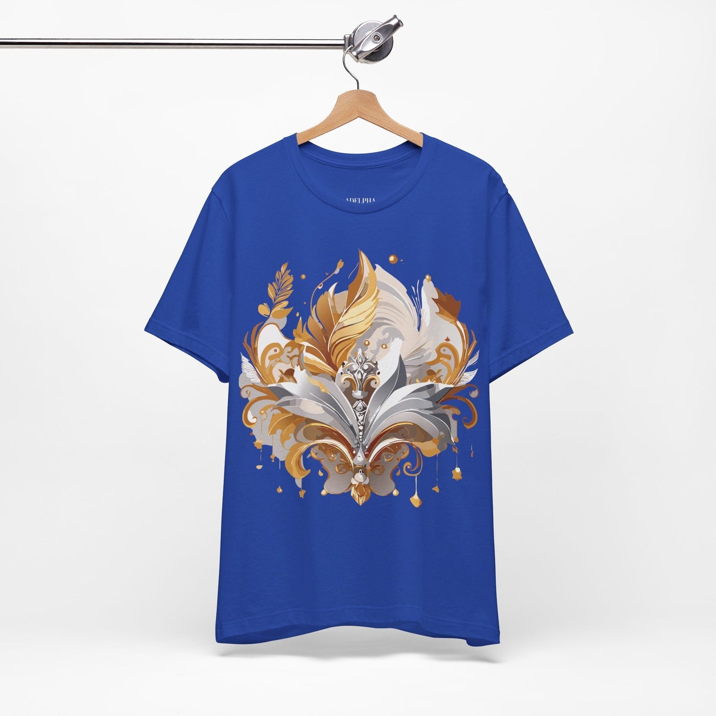 Adelpha Premium Graphic Tee Unisex Short Sleeve Jersey Shirt With Vintage Inspired Artwork