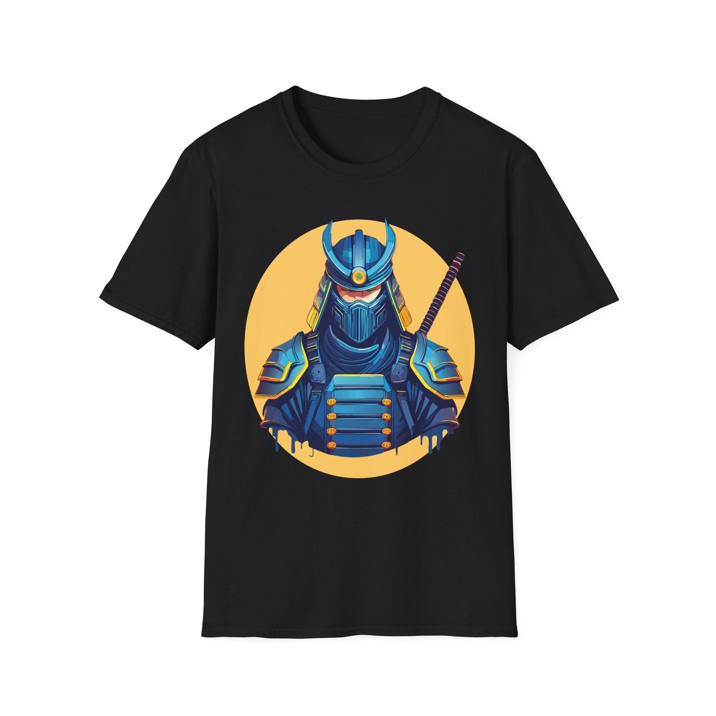 Samurai Shirt Unisex Softstyle T Shirt 100 Percent Ring Spun Cotton Tee For Everyday Comfort