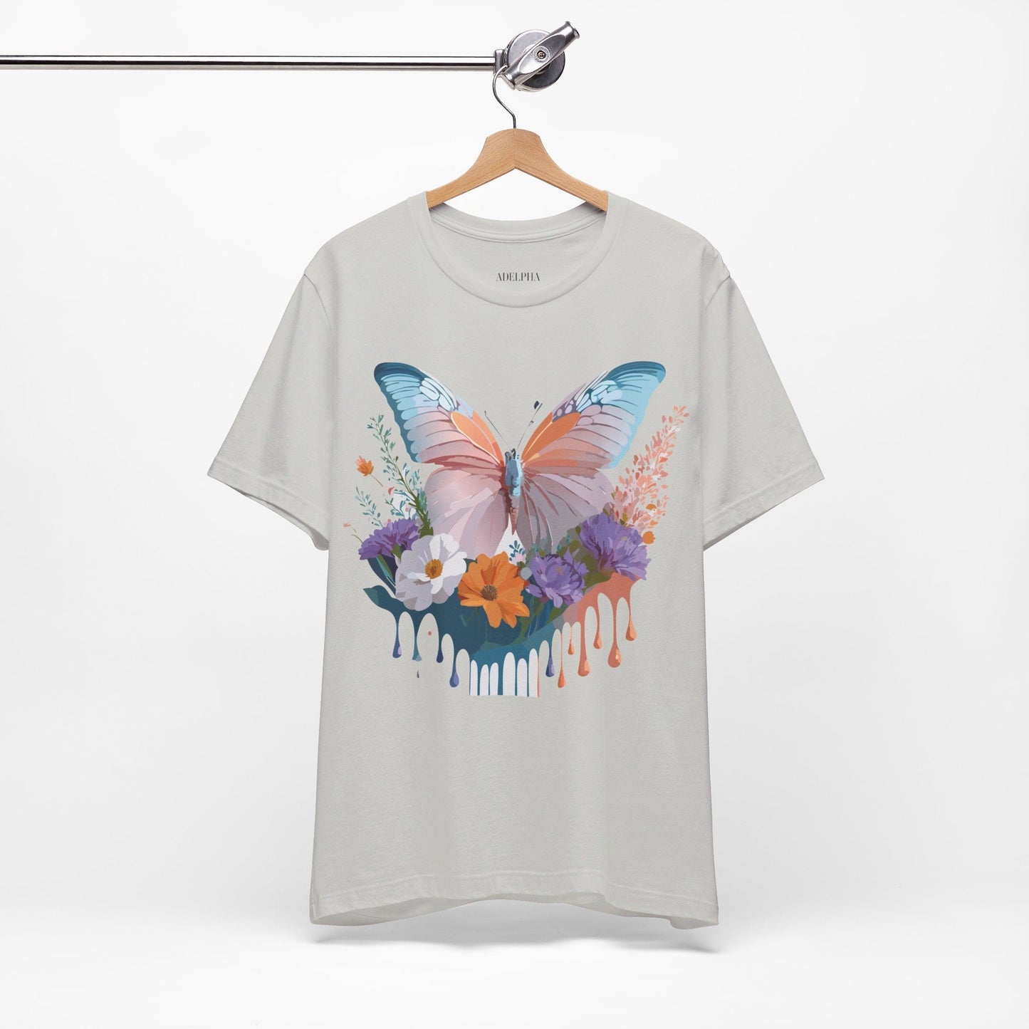 Butterfly Graphic Tee Unisex Jersey Short Sleeve Adelpha Art Design