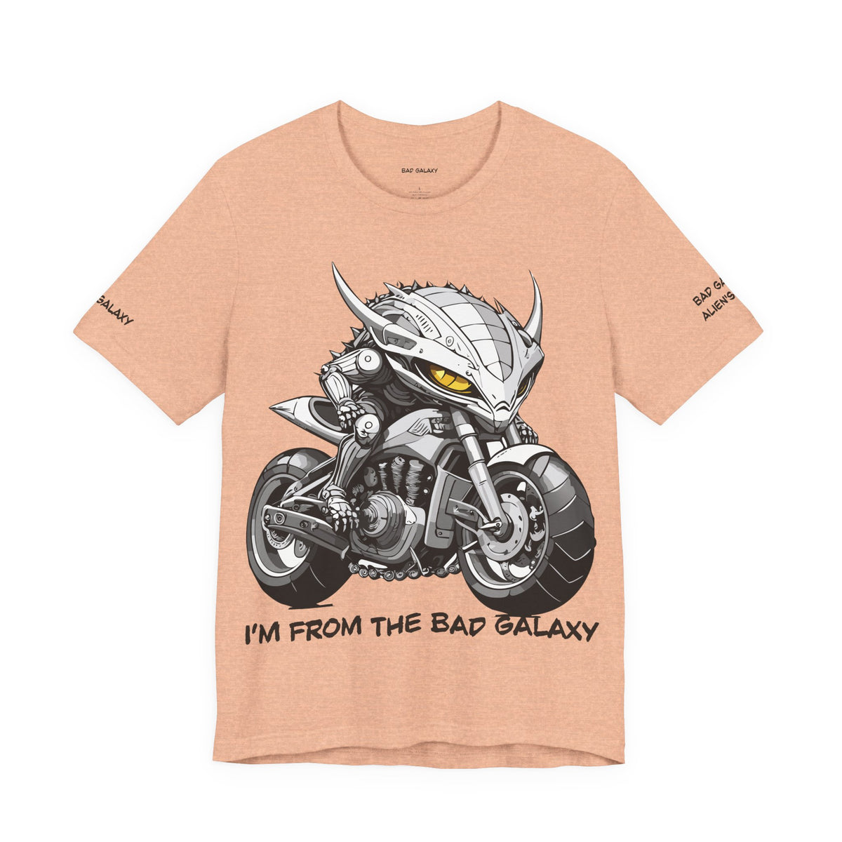 Alien Graphic Unisex Cotton Bella+Canvas Tee with Art Design b69