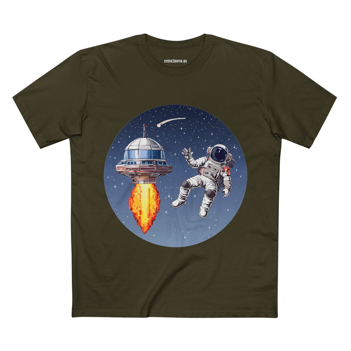 Cosmos Astronaut Graphic Tee Staple Unisex 100 Cotton Tee Shirt - CS-14