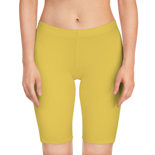 Yellow Color Biker Shorts, Yellow Biker Shorts 3