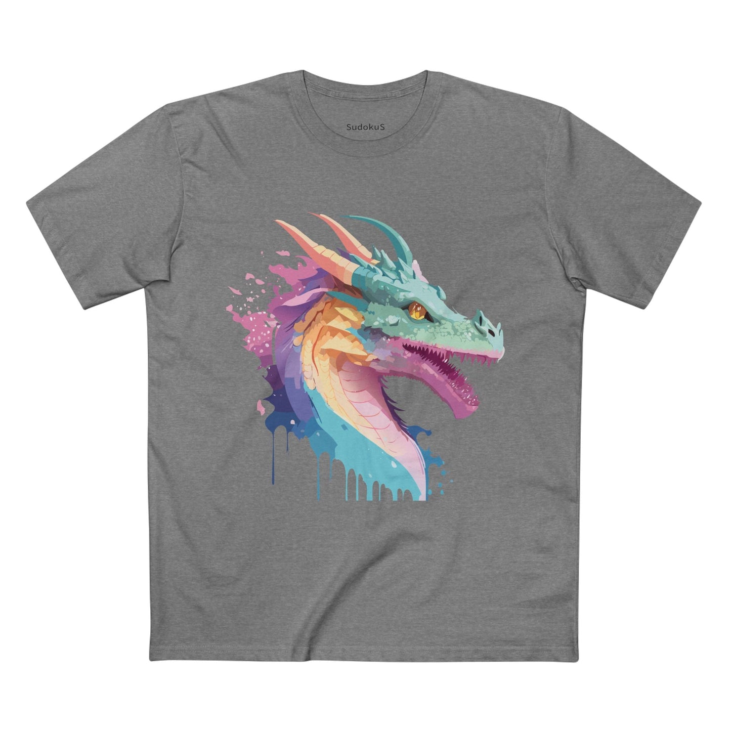 Dragon Graphic Unisex 100 Cotton Staple Tee 5