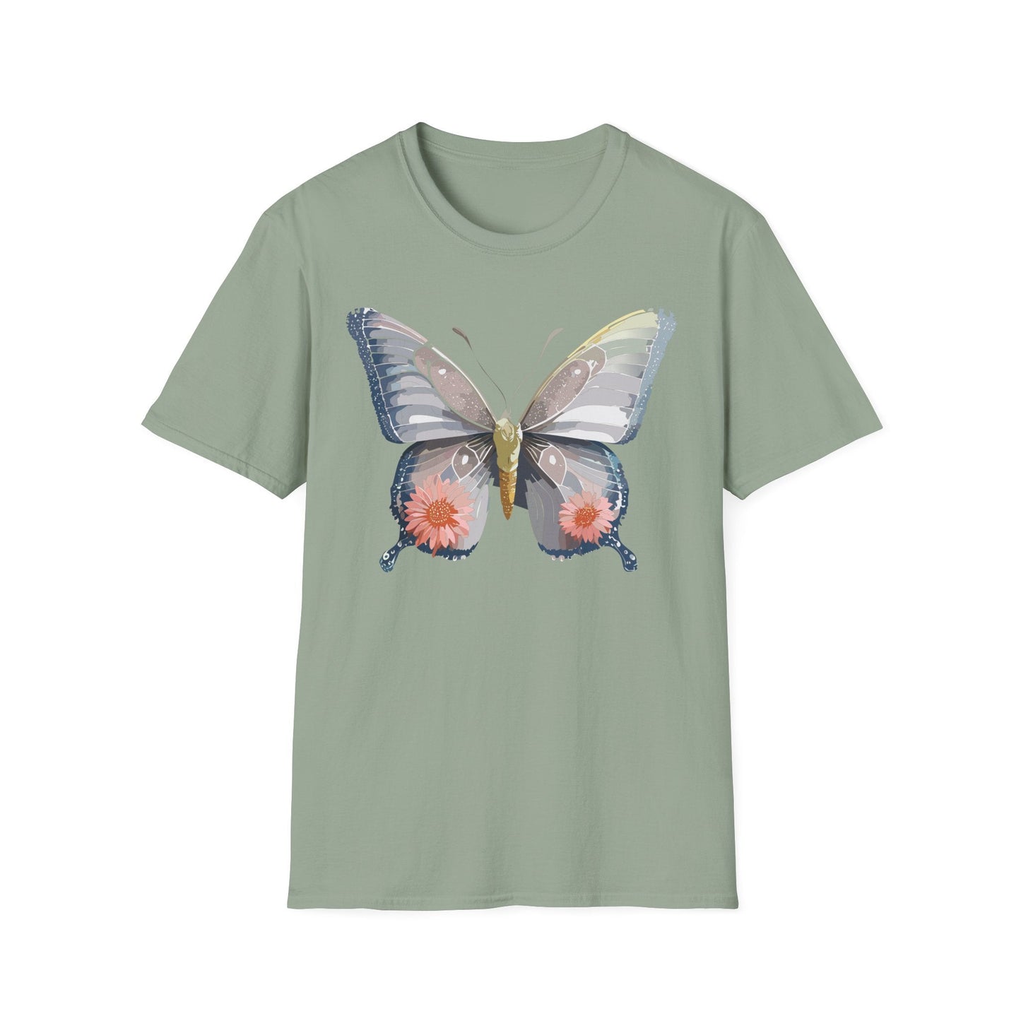 Butterfly Shirt Unisex T Shirt 100 Percent Ring Spun Cotton Softstyle Tee Monarch
