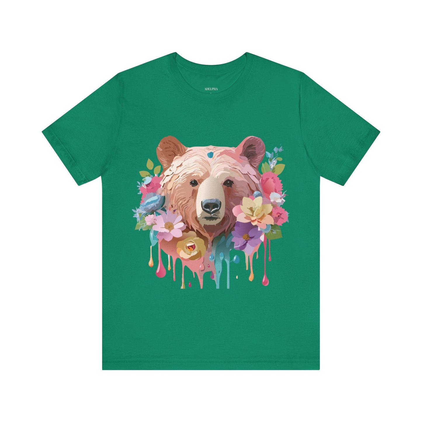 Bear Graphic T Shirt Unisex Adelpha Vintage Art Design Tee Edition