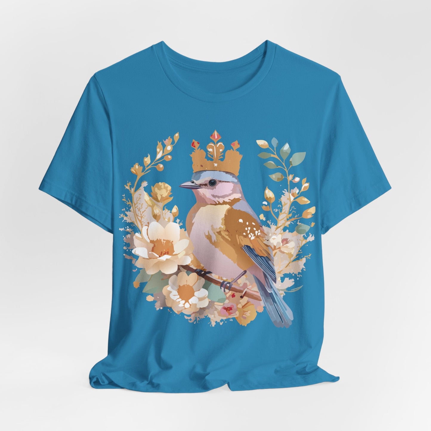 Medallion Graphic Tee Unisex Art Design Adelpha Vintage Inspired Short Sleeve Tee