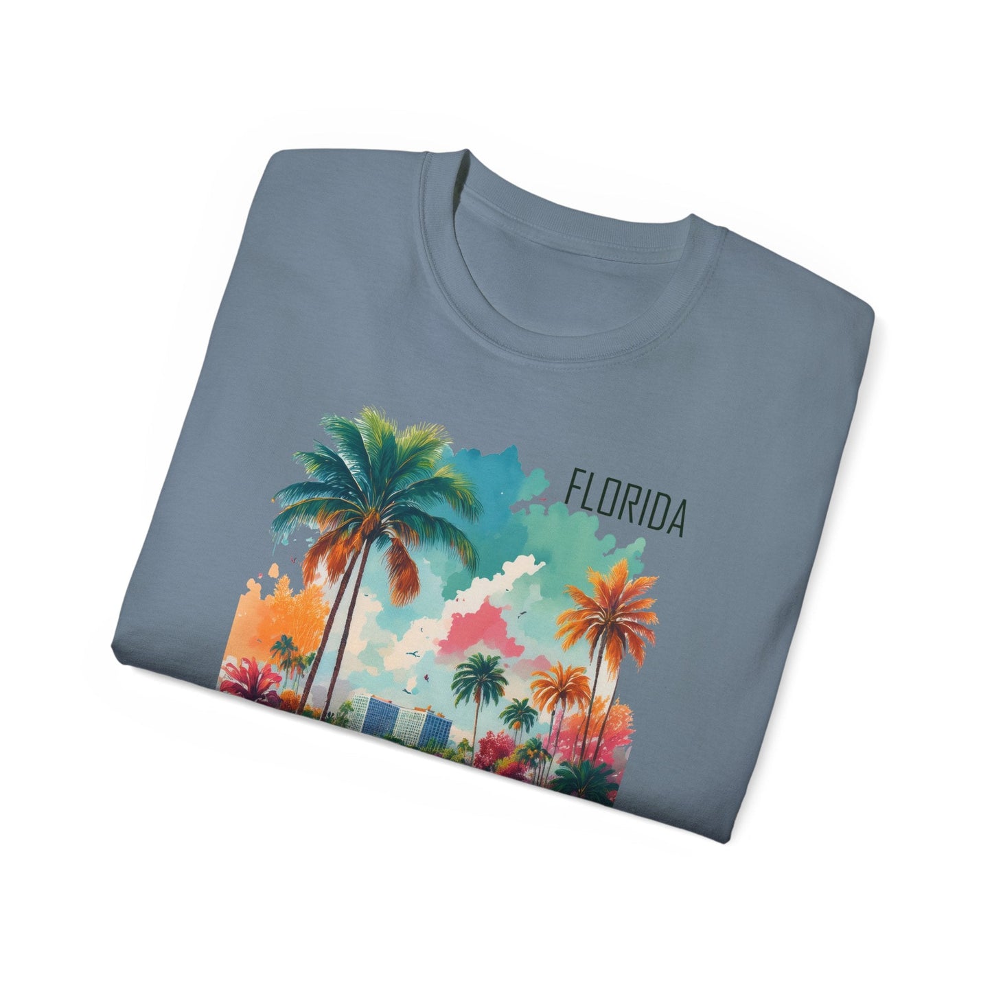 Florida Graphic Unisex Cotton T‑Shirt 2