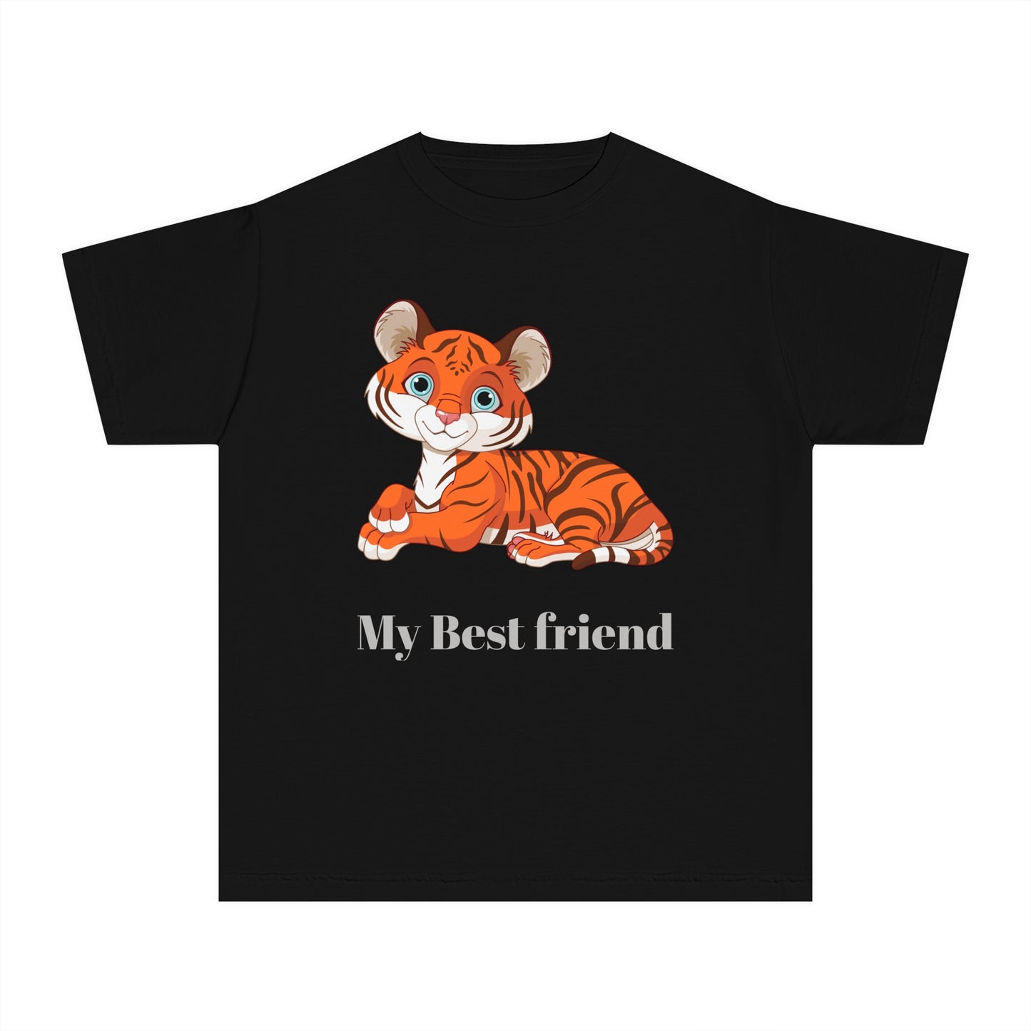 Youth Tee Shirt with Baby Tiger