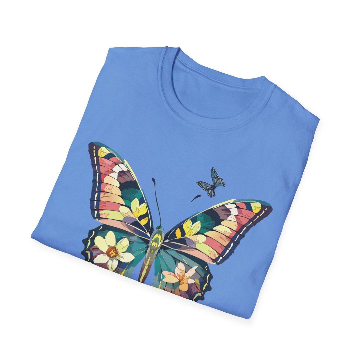 Butterfly T Shirt For Unisex Softstyle 64000 Short Sleeve Monarch Butterfly Tee Design