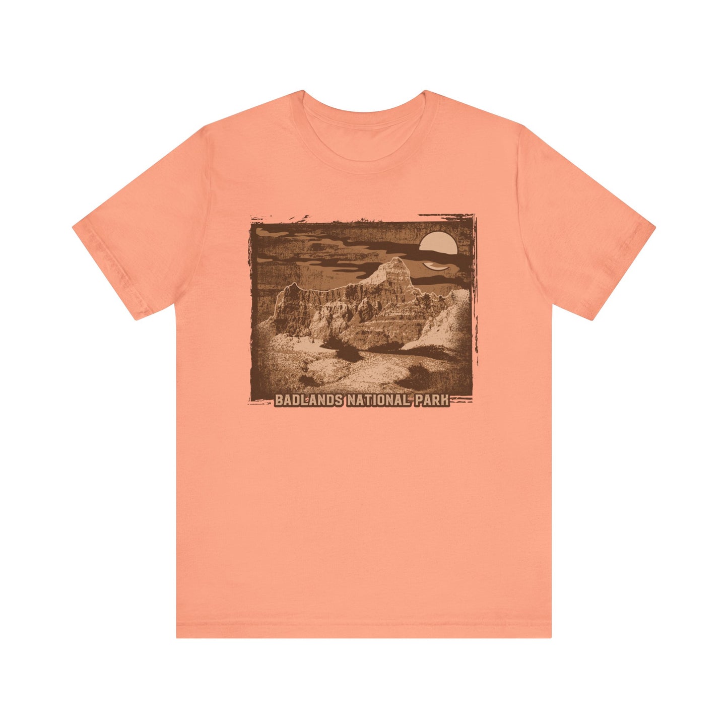 Badlands Retro Poster Graphic Design Tee, Badlands Shirt, Vintage Tees, Art Design T-Shirt, Graphic Tee, Retro Art Shirts