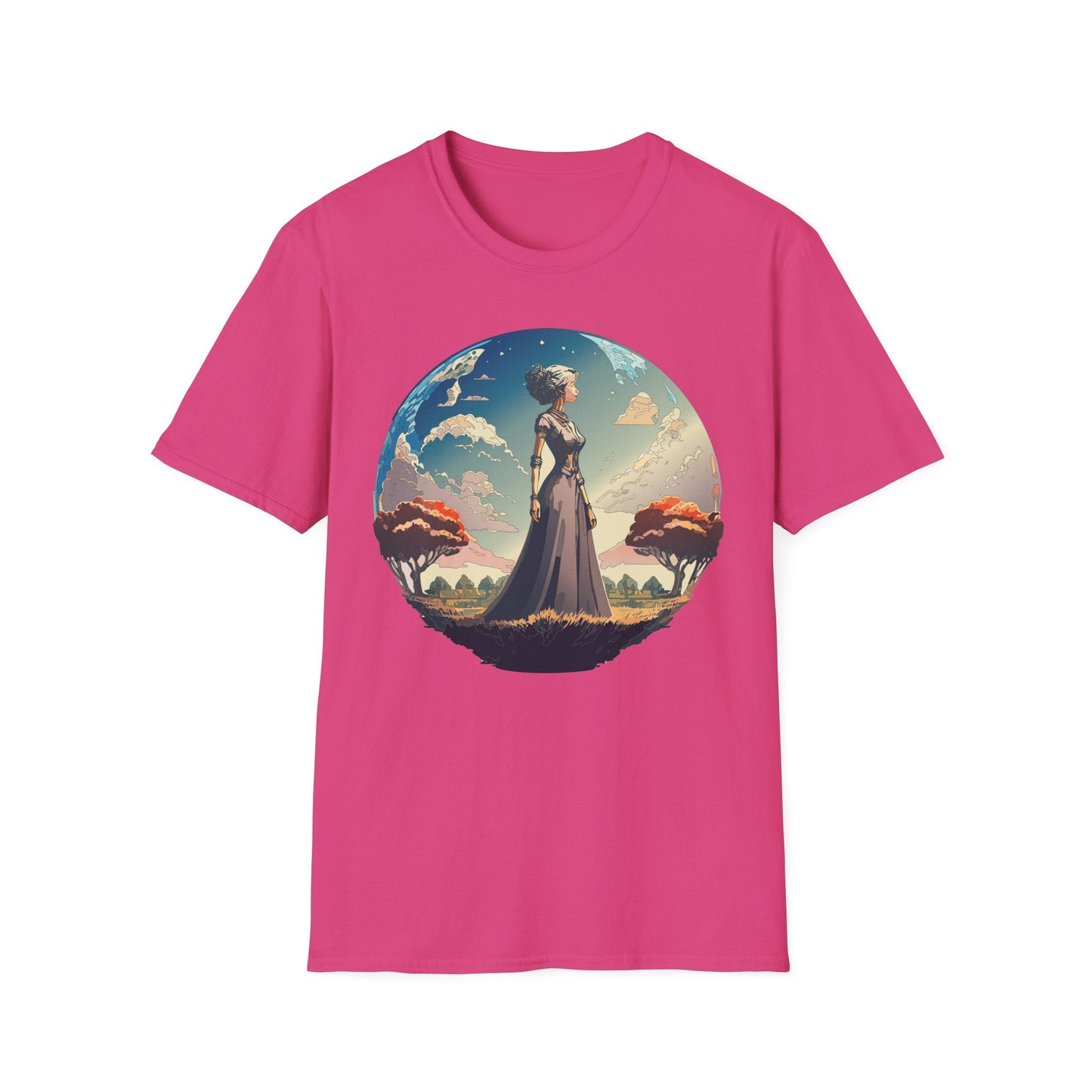 Womens Graphic T Shirt Art Design Tee Gildan Softstyle 64000 Unisex Cotton Short Sleeve