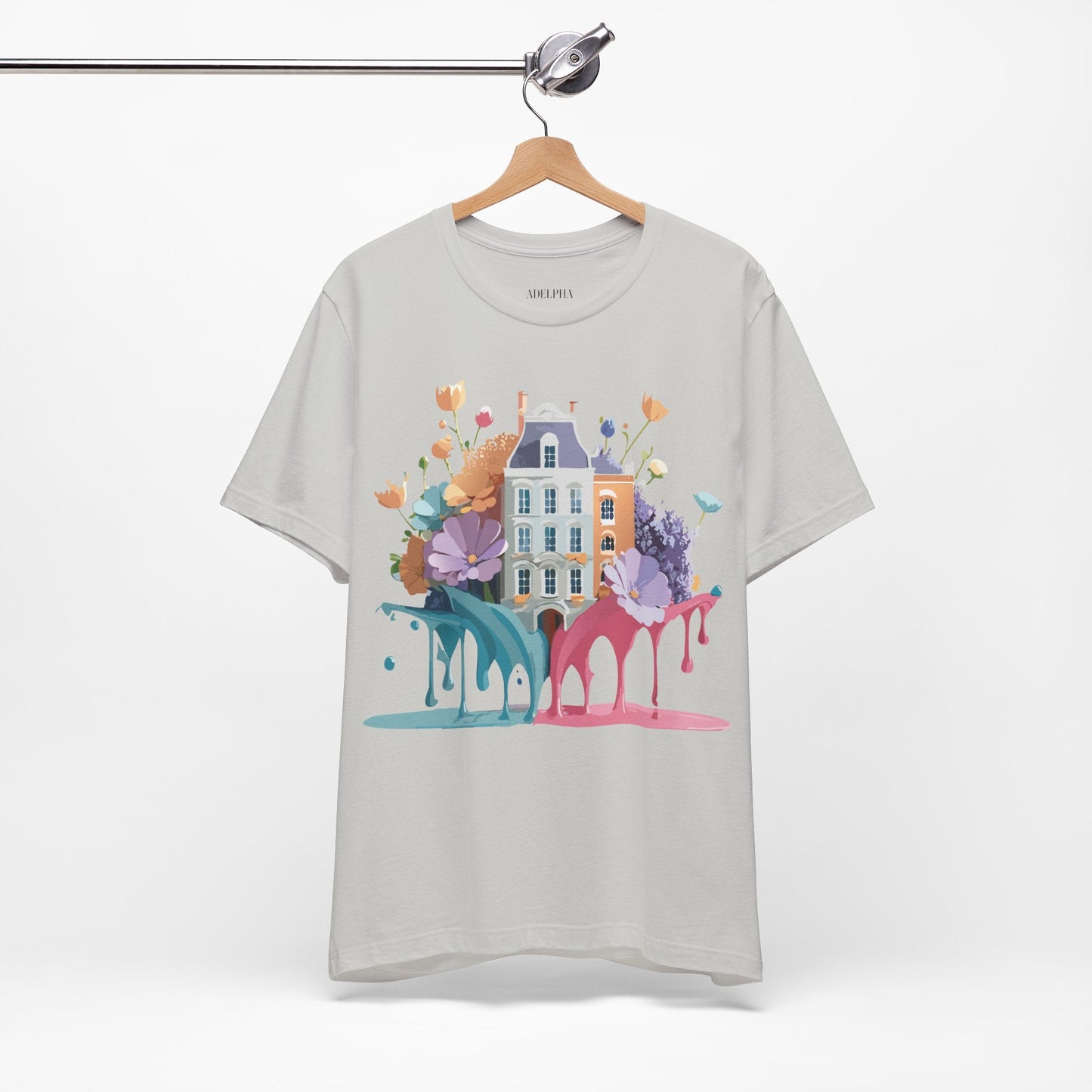 Amsterdam Graphic Tee Unisex Jersey Short Sleeve Shirt Travel Themed Original Artwork