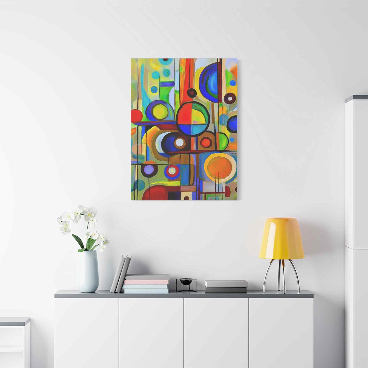 Abstract Painting Print Canvas 20x24,20x30,24x30, 24x32,24x36,30x40, 32x48,36x48,40x60 Pine-Wood Inner Frame ABS-14
