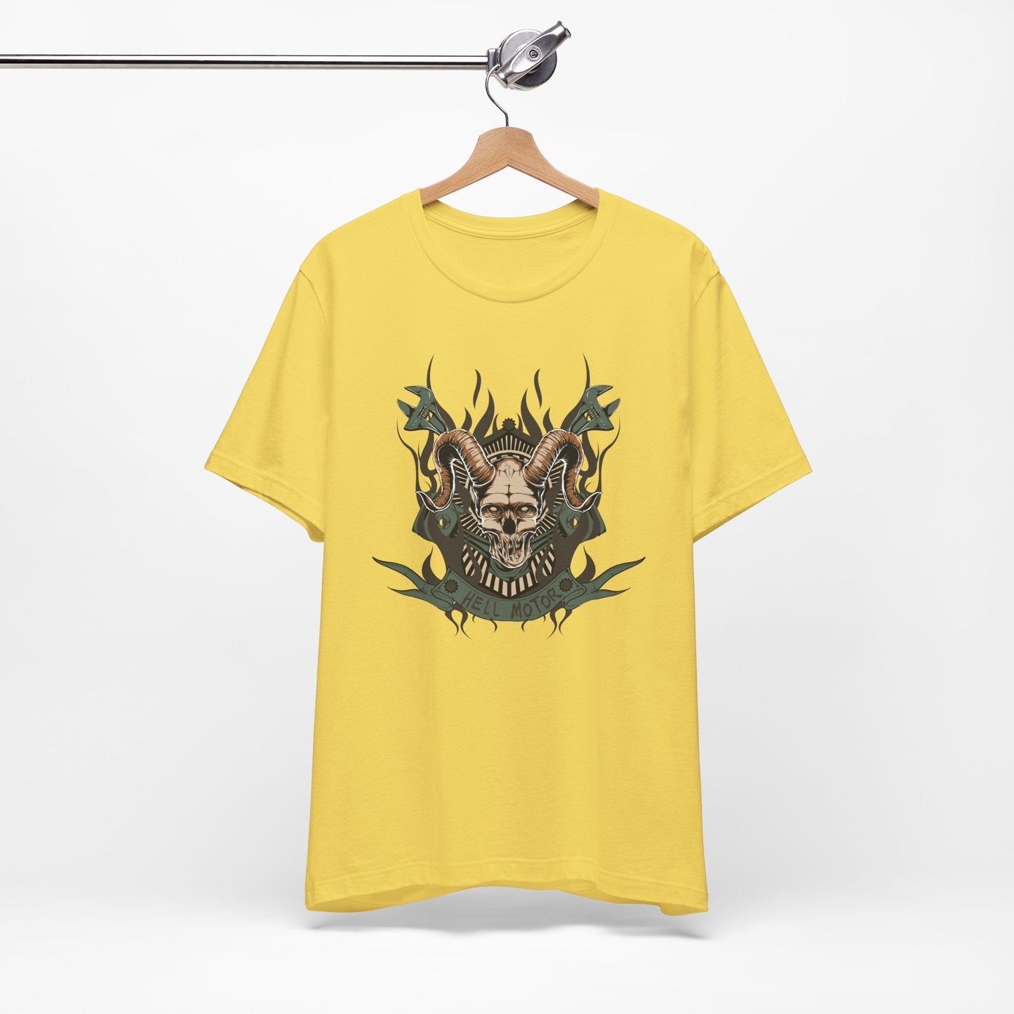 Gothic Skull Graphic Design Unisex Cotton Tee Art-49