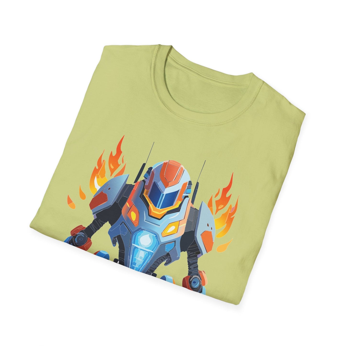 Cyborg Tee Unisex Robot Shirt Terminator Shirt Art Design Gildan Softstyle 64000 Cotton Tee