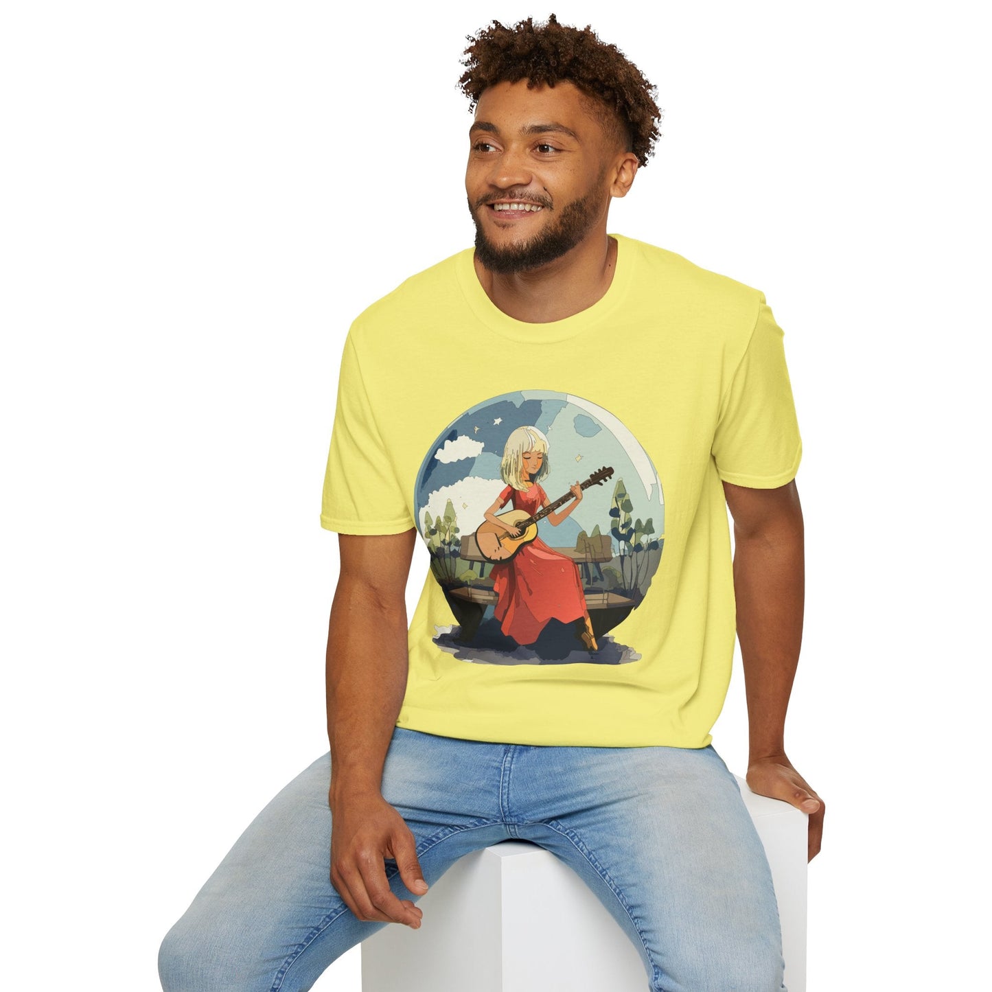 Womens Graphic T Shirts Art Design Shirt Unisex Softstyle Cotton Tee Quality Comfort Everyday Style