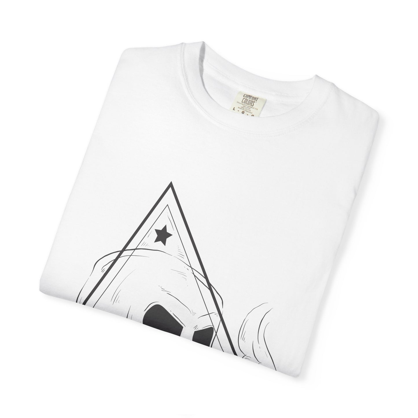Unisex Cotton Short Sleeve T-Shirt with Skull Graphic Design