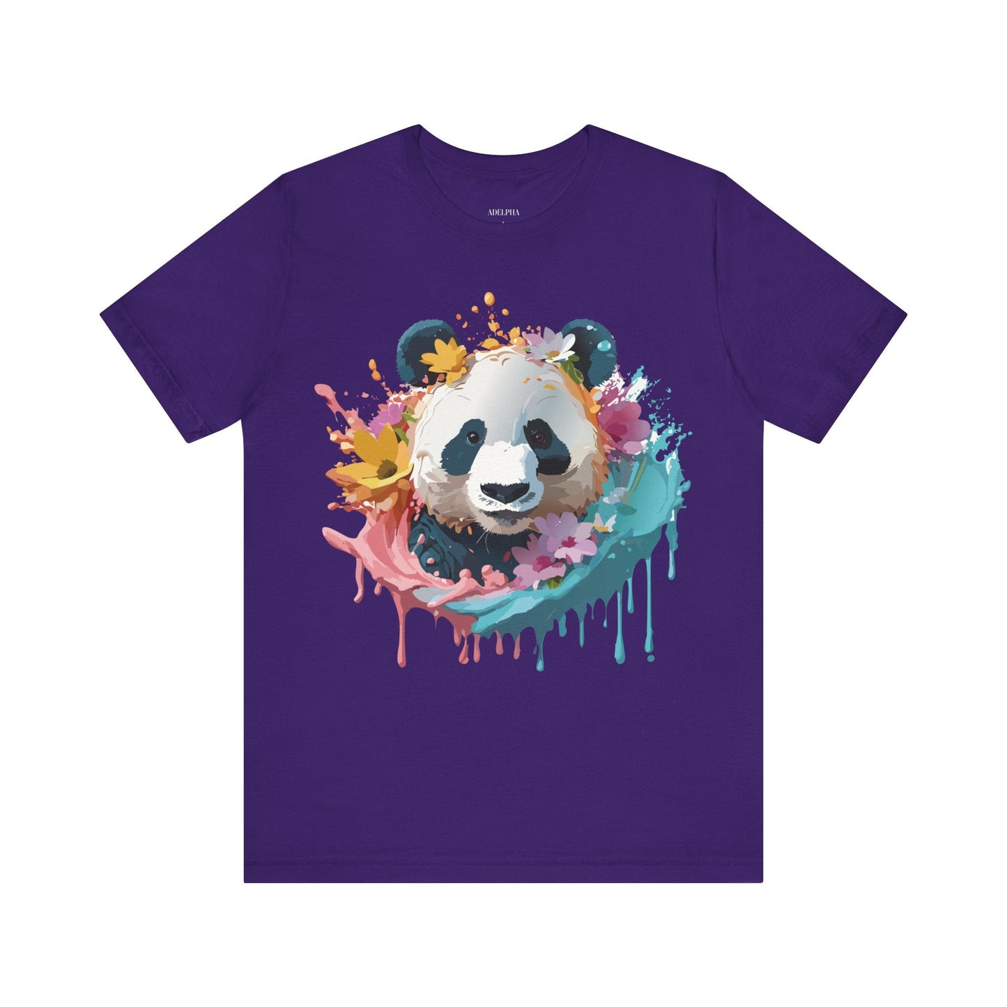 Adelpha Panda Graphic Tee Unisex Short Sleeve Vintage Inspired Artwork Shirt Premium Quality