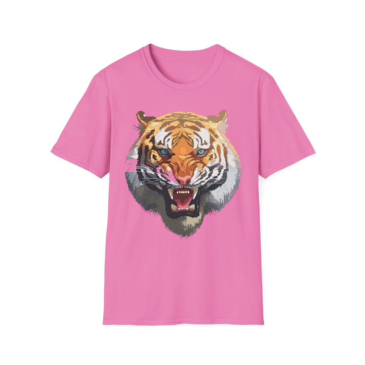 Roaring Tiger Face T-Shirt | Big Cat Graphic Tee