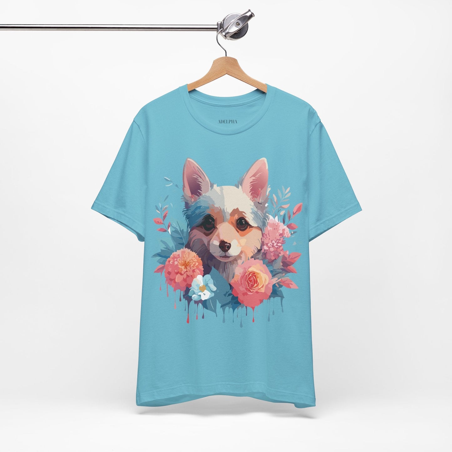 Dog Graphic Tee Unisex Short Sleeve Premium Vintage Inspired Artwork From Adelpha