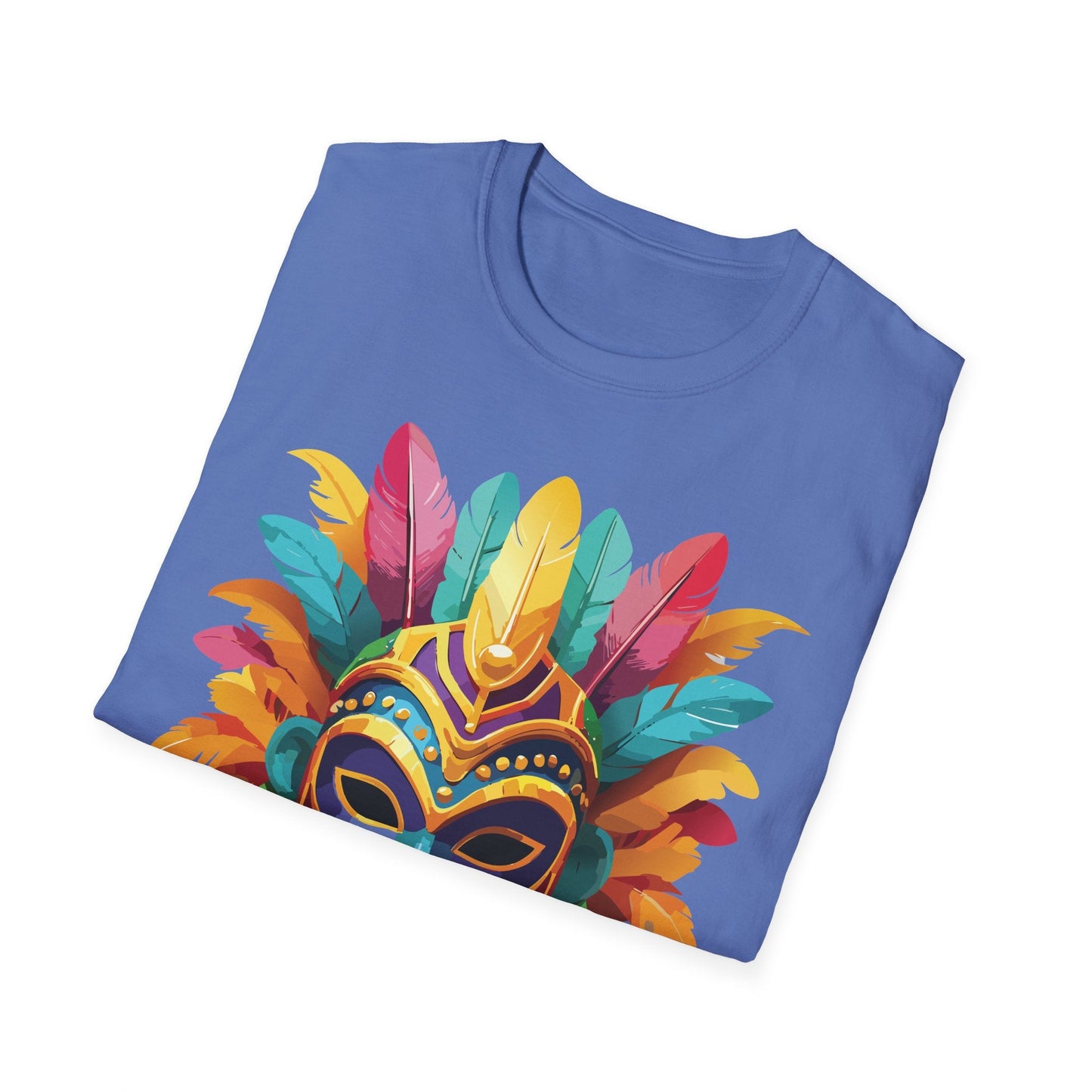 Mask Graphic Unisex Cotton Masquerade Design Artwork Tee 1
