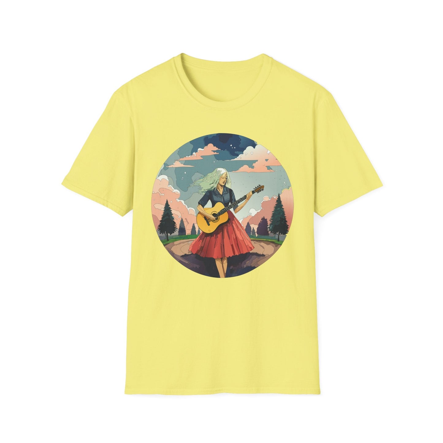 Womens Graphic T Shirt Art Design Ladies Tee Softstyle Gildan 64000 100 Percent Cotton