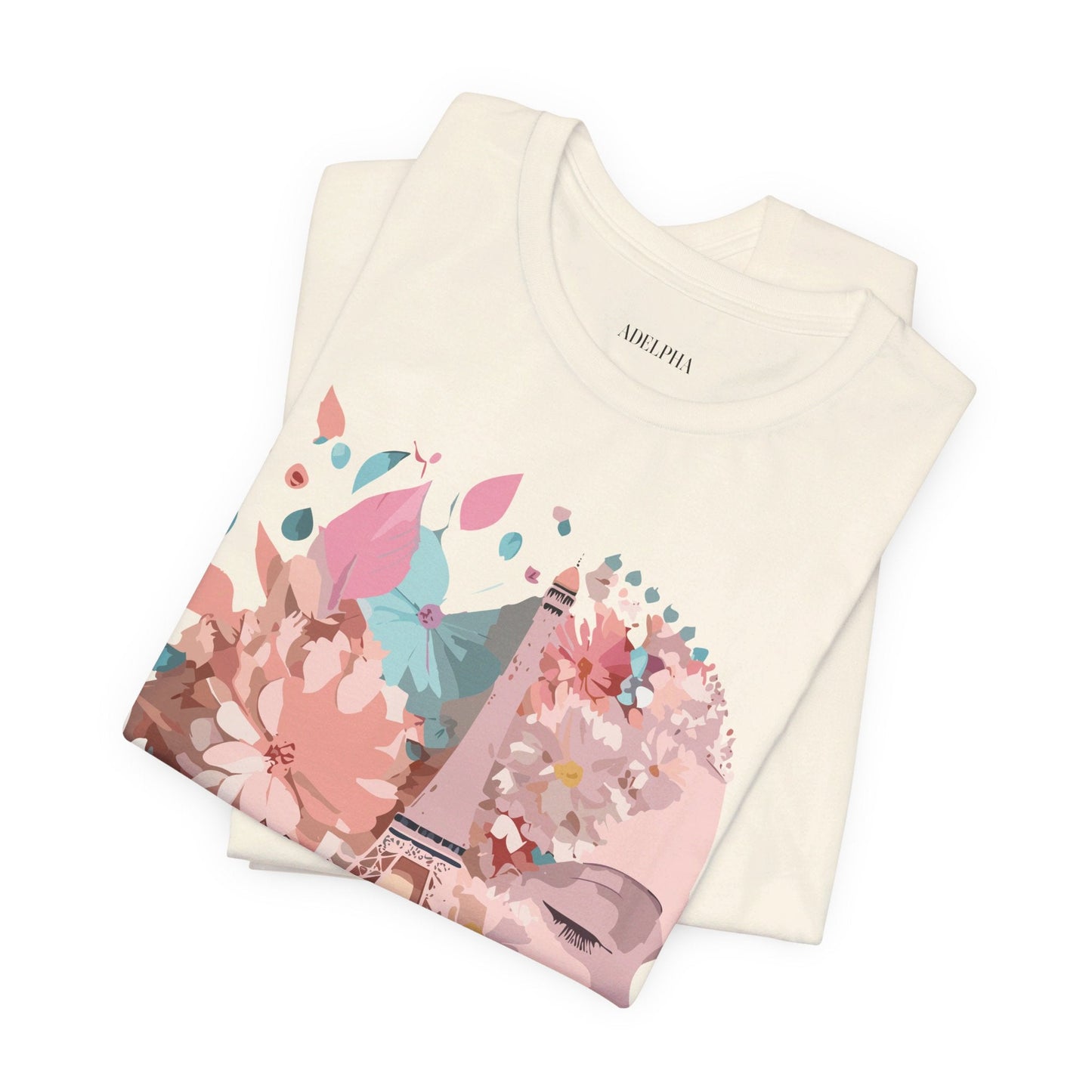 Paris Tourist Shirt Unisex Graphic Tee Featuring Adelpha Vintage Art Design Premium Comfort