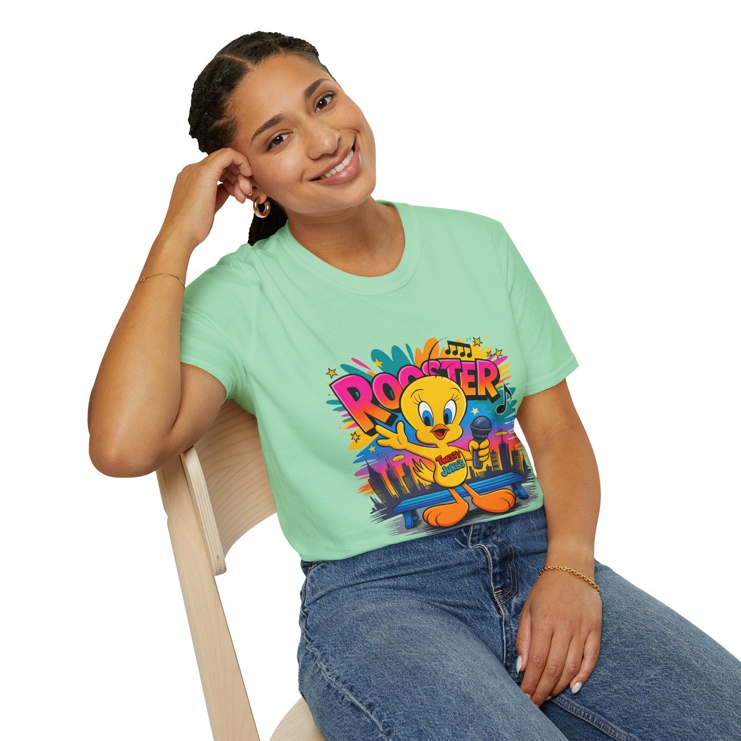 Cartoon T Shirt With Animation And Funny Animals Tee Shirt For Unisex Wear Comfortable