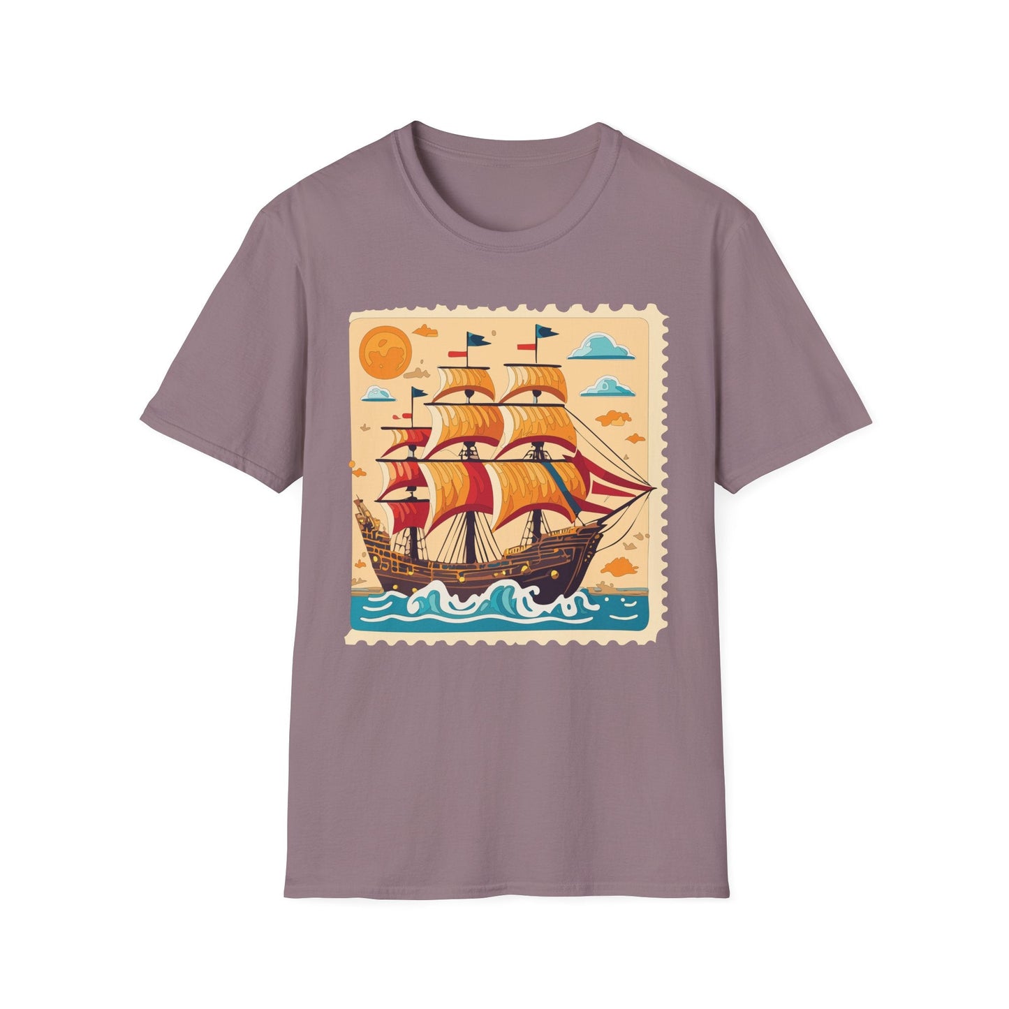 Ship T Shirts Frigate T Shirts Vessel Tee Shirt Unisex Gildan Softstyle 64000 Comfort Fit