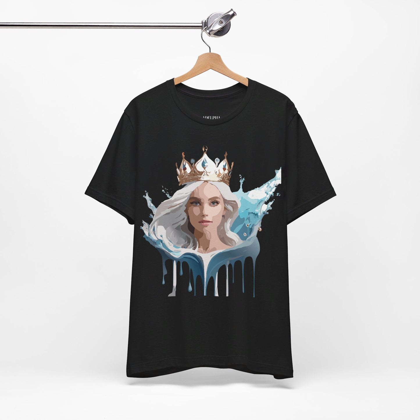 Queen Graphic T Shirt Unisex Jersey Short Sleeve Tee With Vintage Inspired Artwork Adelpha