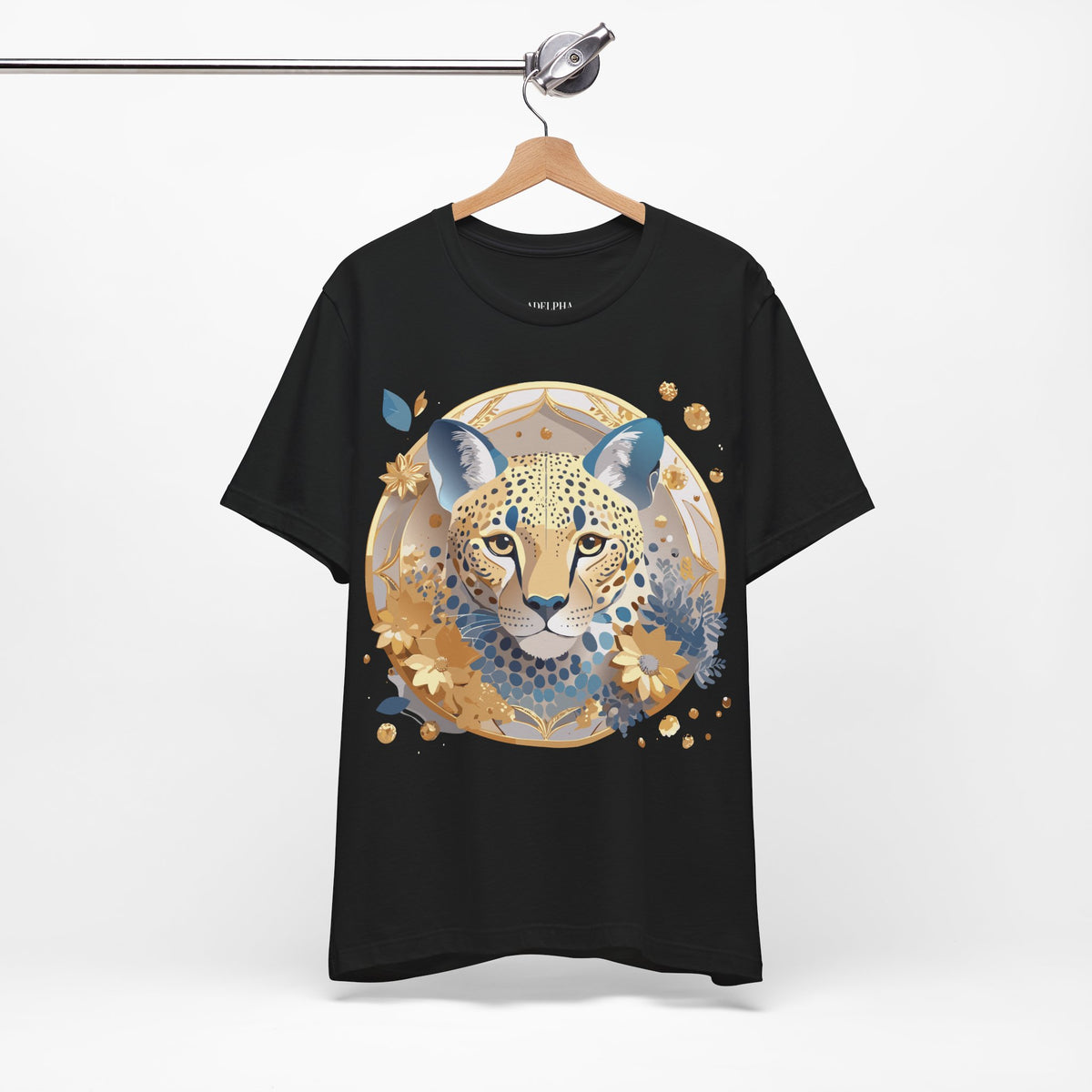 Medallion Graphic Unisex Cotton Bella+Canvas Tee with Floral Art Design n148