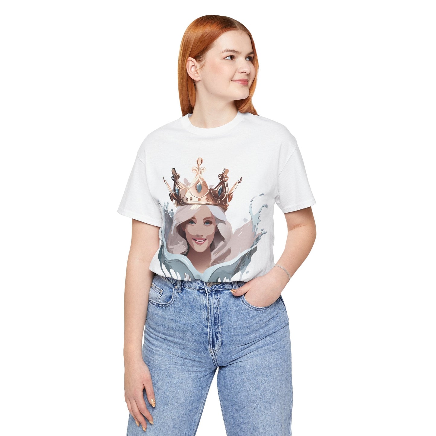 Queen Graphic Tee Unisex Jersey Short Sleeve Vintage Inspired Adelpha Art Design